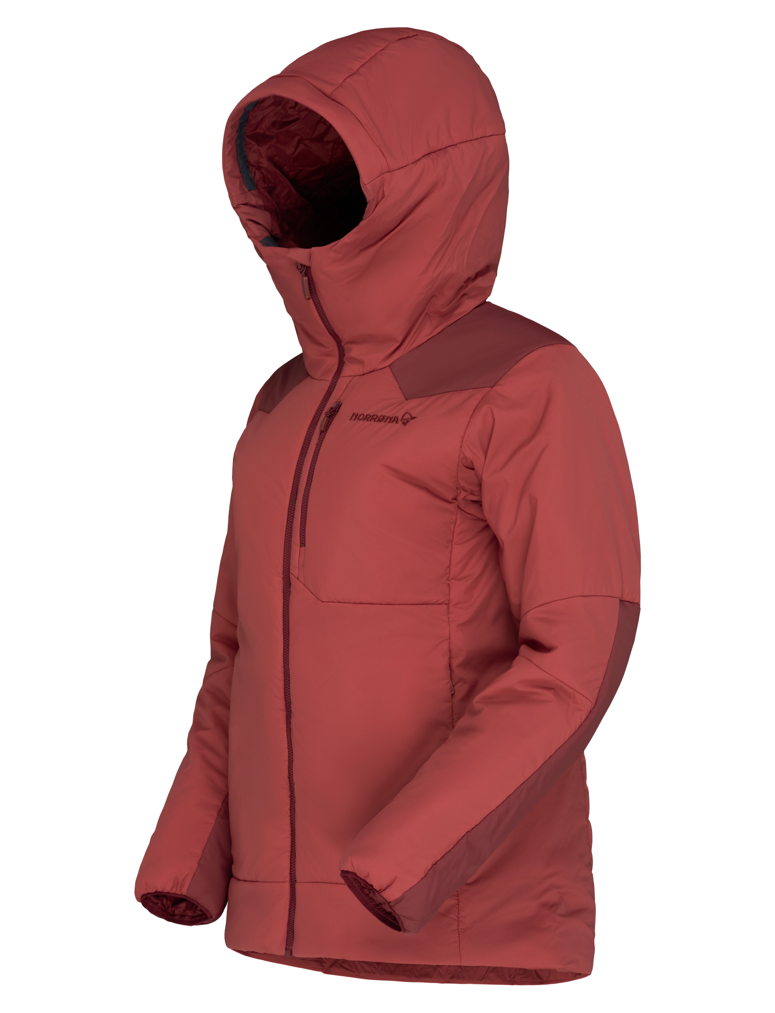 Norrøna - tamok thermo80 Zip Hood W's - ski-kleidung - cowhide/port - 3