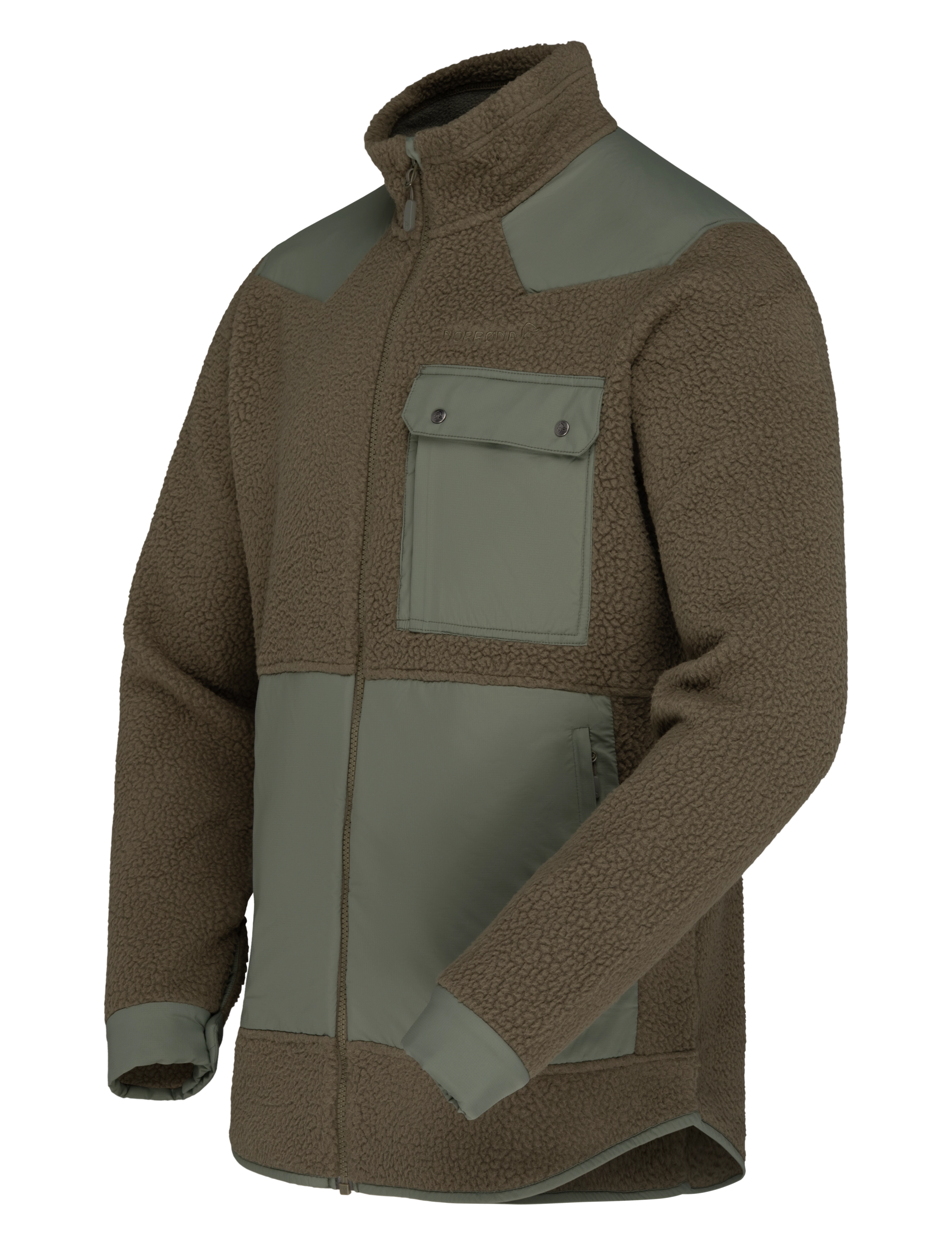 Norrøna - tamok warm3 Jacket M's - fleece & midlayer - olive night/deep lichen green - 2