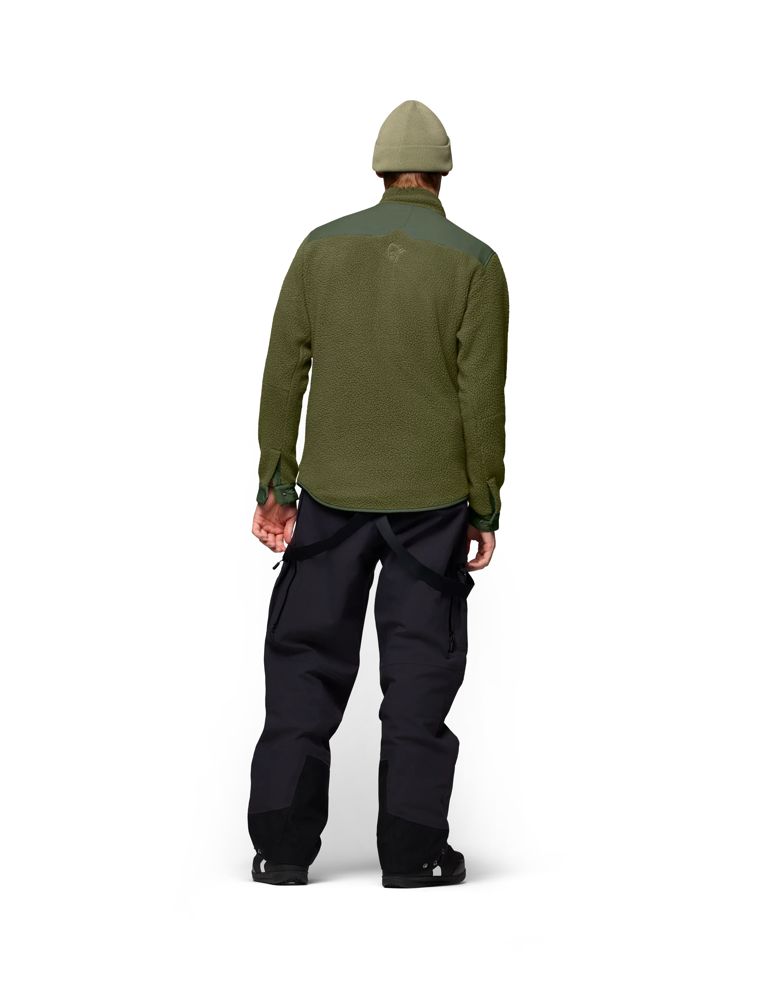 Norrøna tamok warm3 Jacket M's - Fleece-Pullover - OLIVE NIGHT/DEEP LICHEN GREEN / khaki/green
