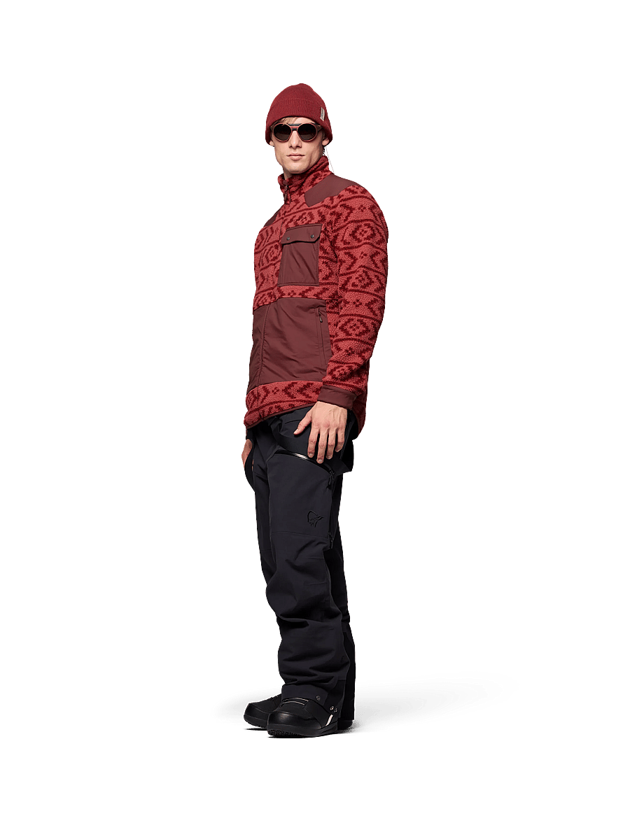 Norrøna - tamok warm3 Jacket M's - fleece & midlayer - cowhide/port - 5