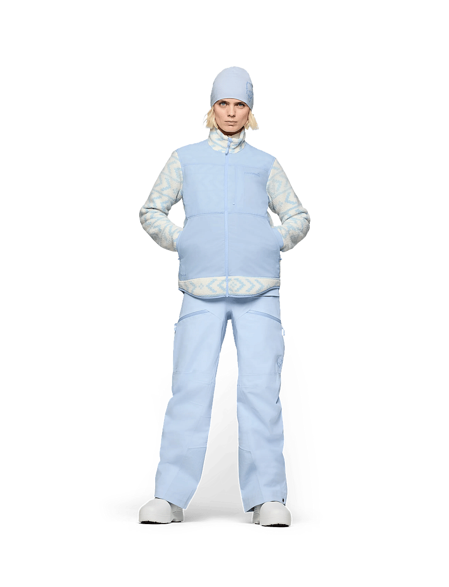 Norrøna - tamok warm3 Jacket W's - Överdelar - whisper white/cashmere blue - 0