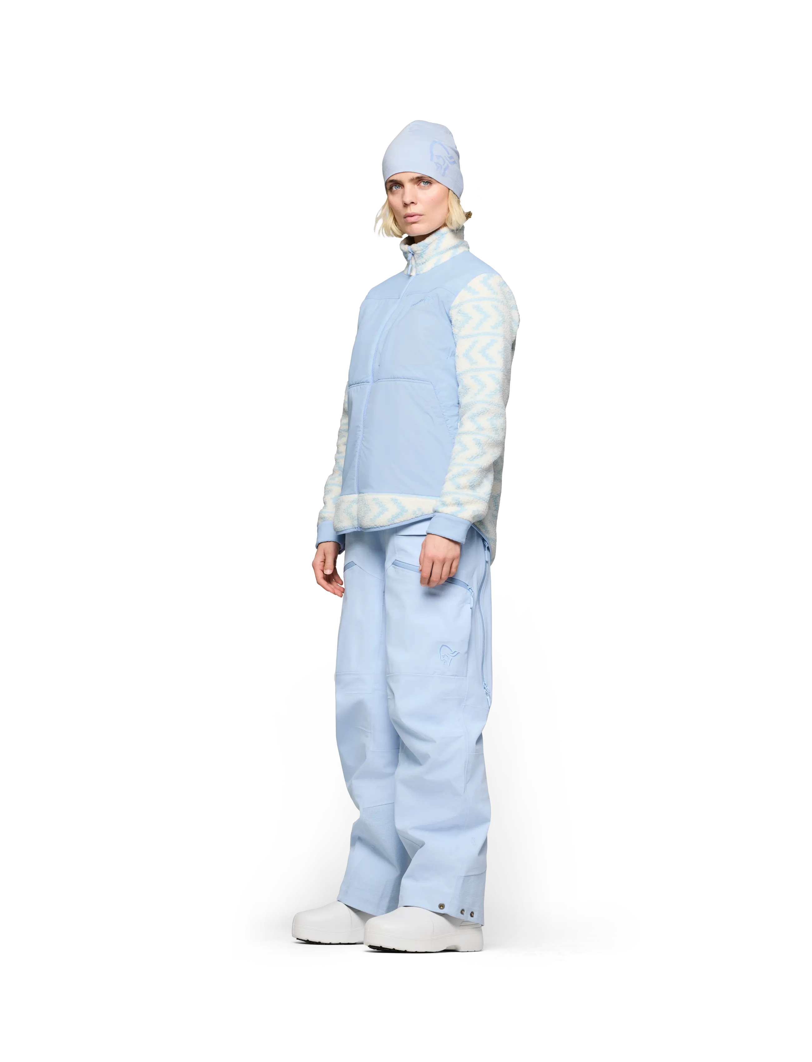 Norrøna - tamok warm3 Jacket W's - Överdelar - whisper white/cashmere blue - 5