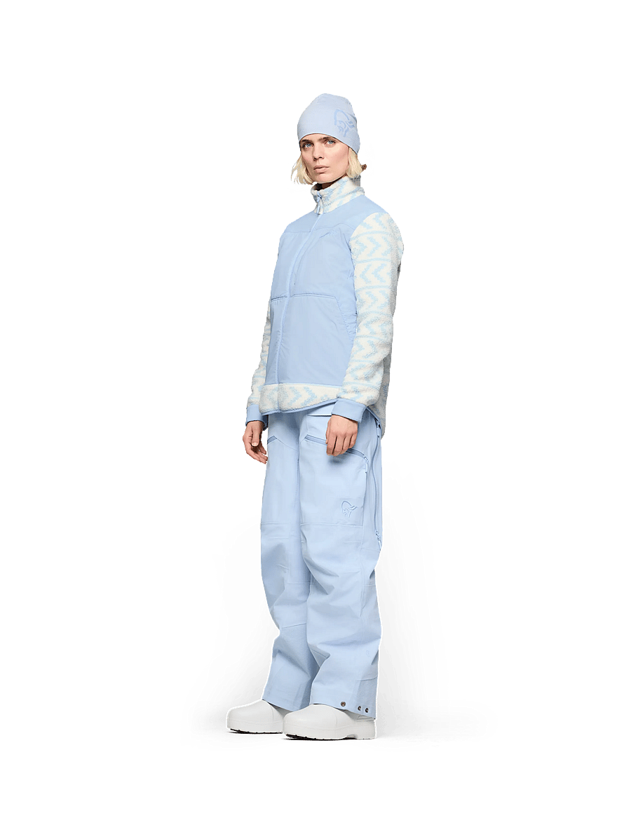 Norrøna - tamok warm3 Jacket W's - Överdelar - whisper white/cashmere blue - 5