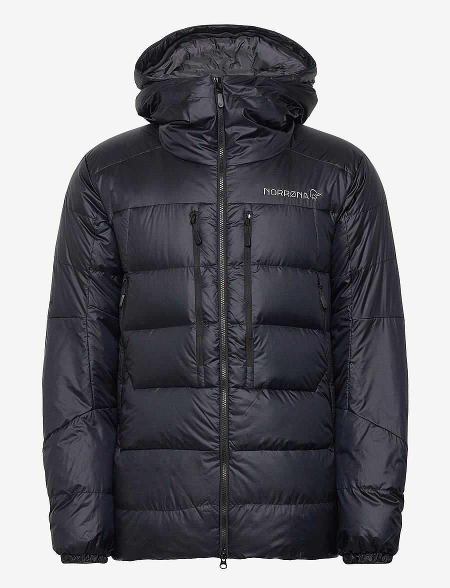 Norrøna - trollveggen down800 Hood M's - ulkoilutakit - caviar black - 1