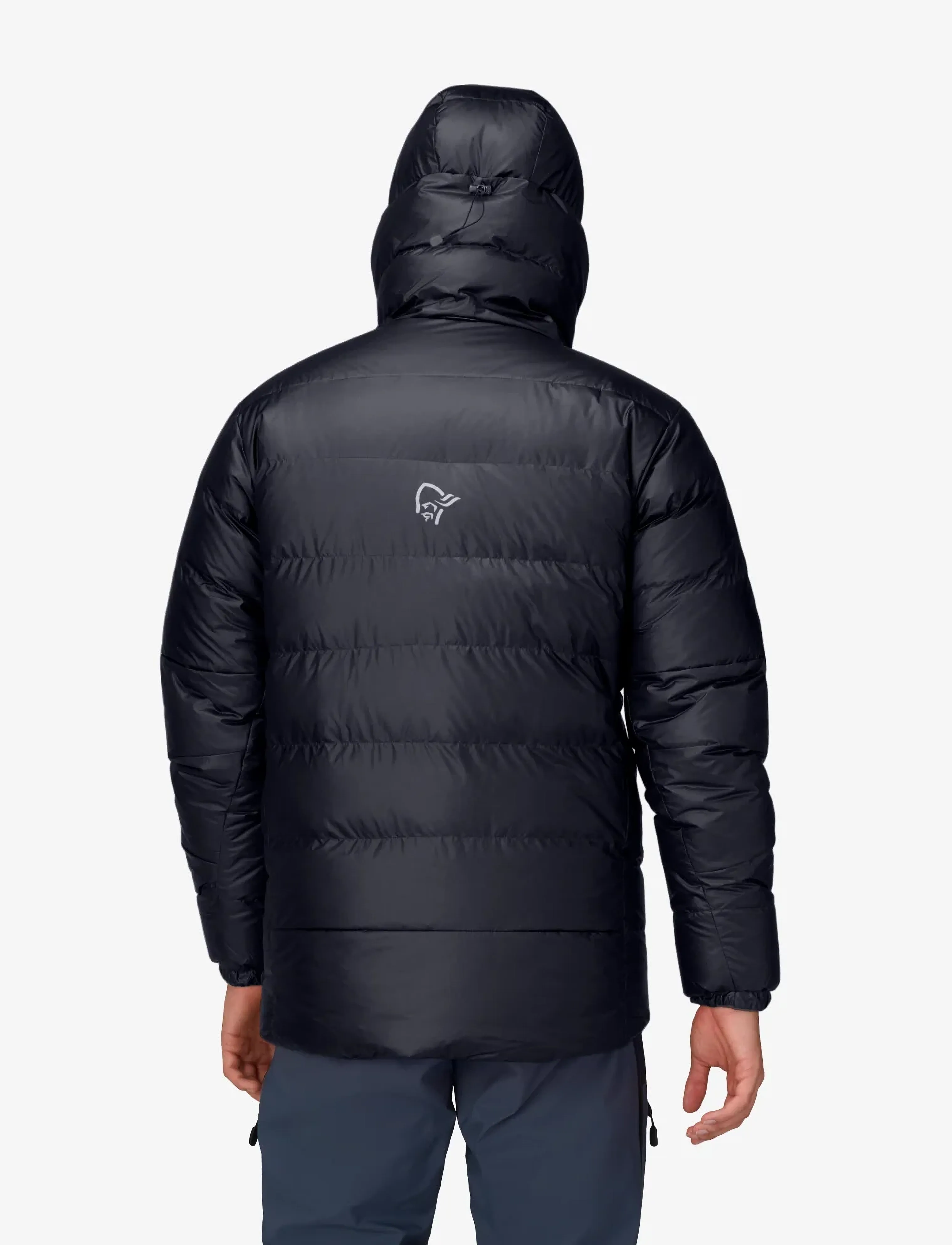 Norrøna - trollveggen down800 Hood M's - ulkoilutakit - caviar black - 3