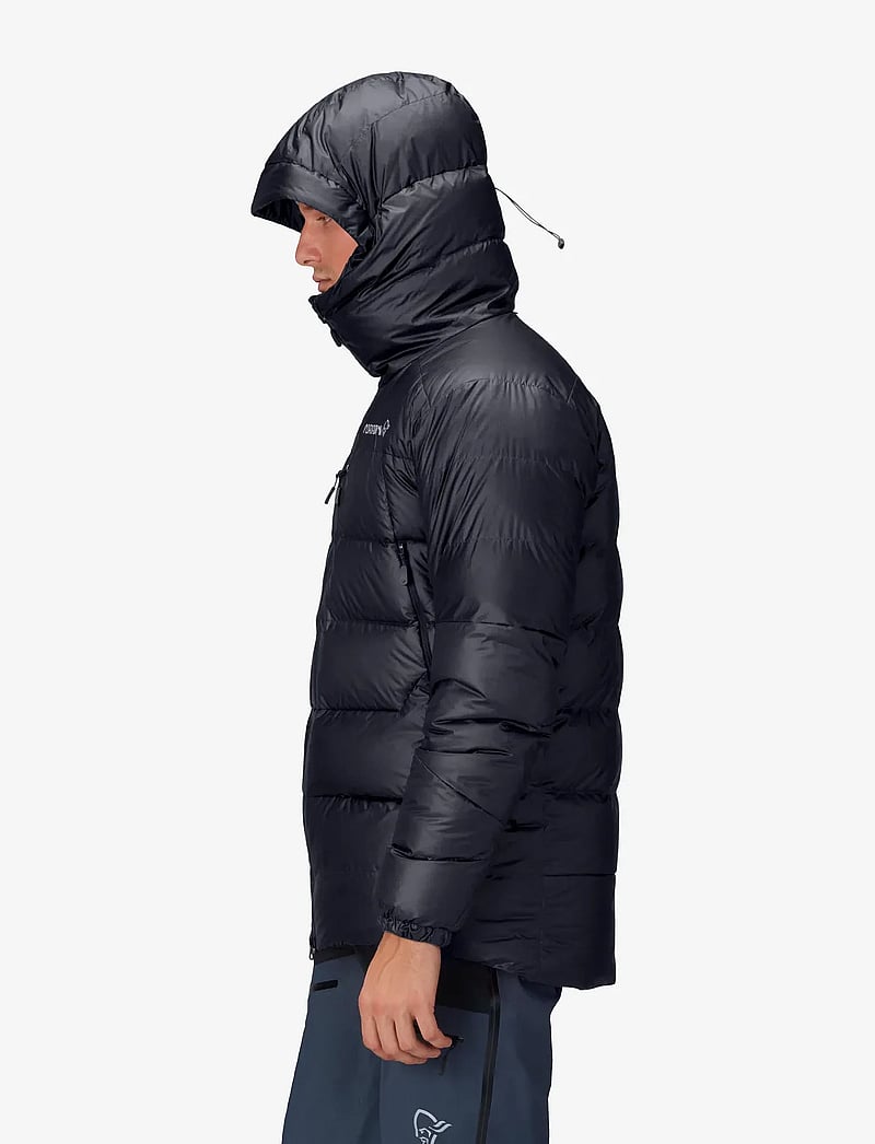 Norrøna - trollveggen down800 Hood M's - sulejoped ja voodriga joped - caviar black - 4