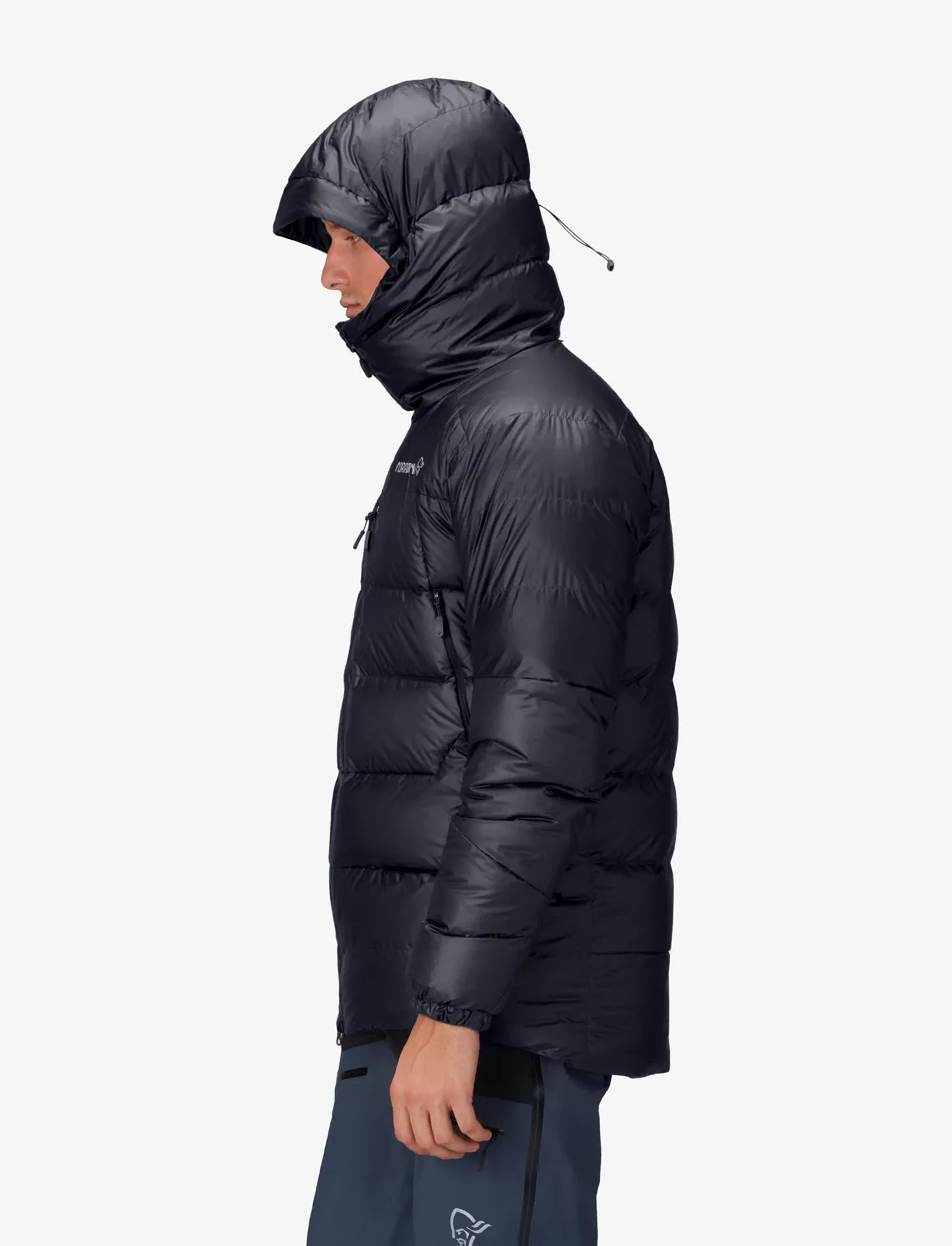 Norrøna - trollveggen down800 Hood M's - ulkoilutakit - caviar black - 4