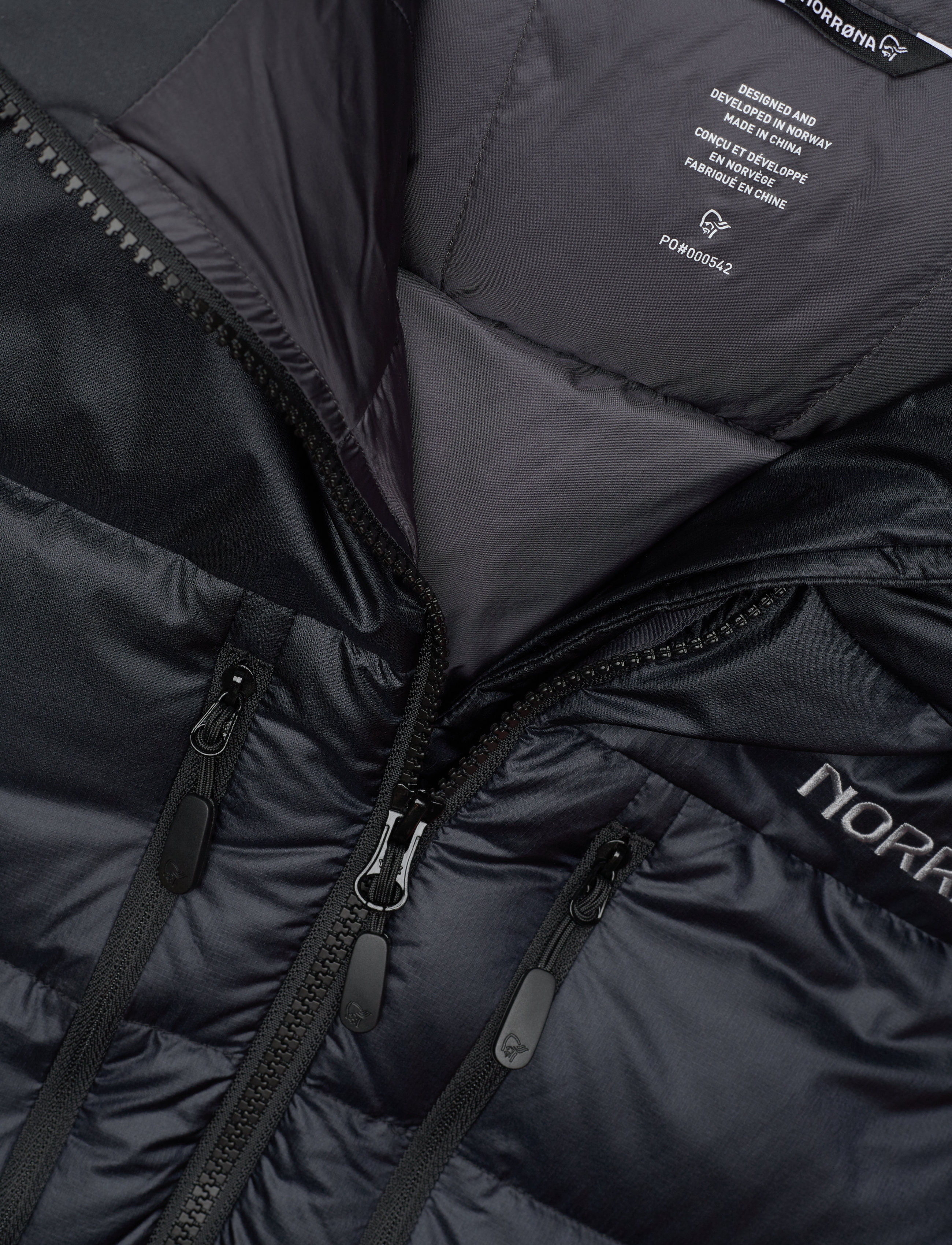 Norrøna - trollveggen down800 Hood M's - ulkoilutakit - caviar black - 5
