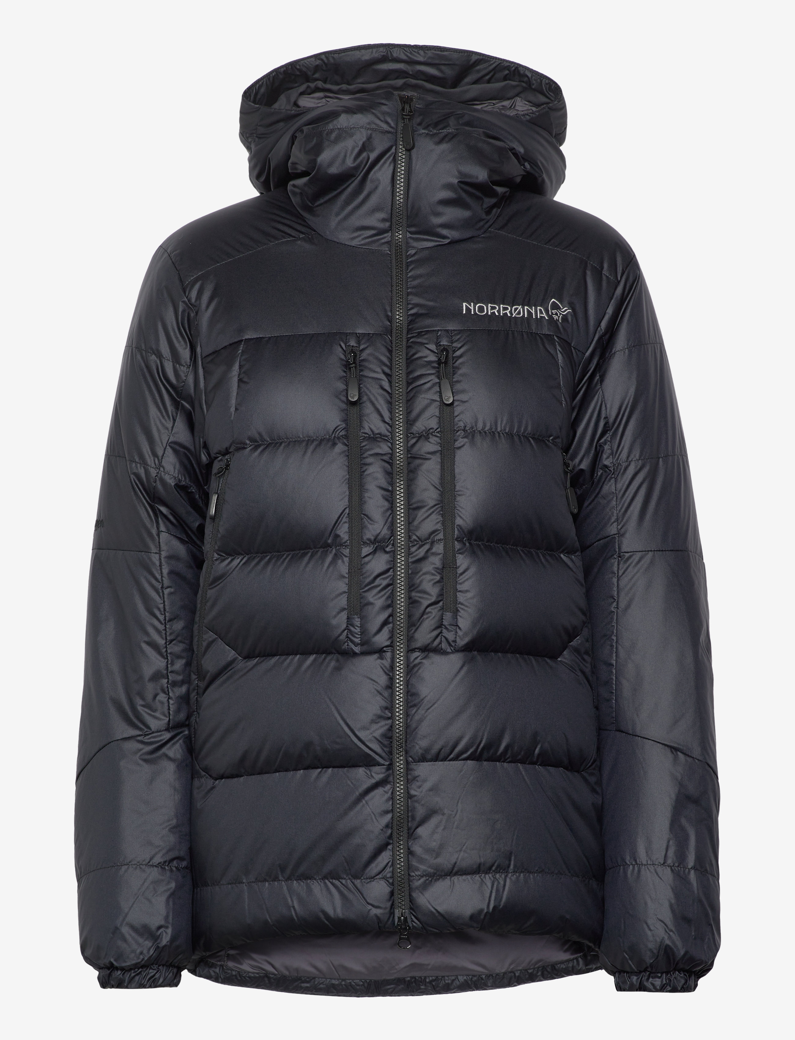 Norrøna trollveggen down800 Hood W's - Jakker & Frakker - CAVIAR BLACK / black
