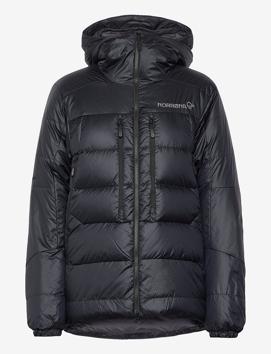 Norrøna - trollveggen down800 Hood W's - caviar black - 1