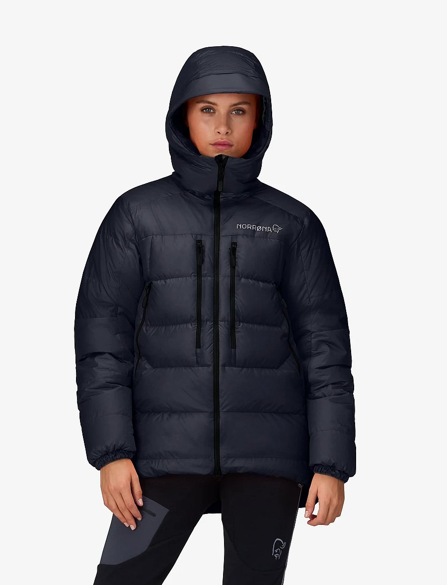 Norrøna - trollveggen down800 Hood W's - caviar black - 0