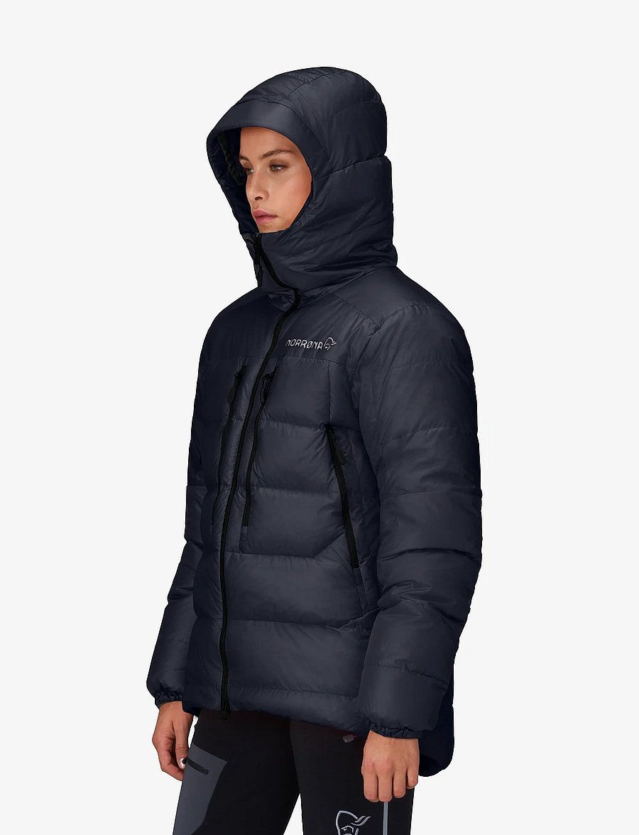 Norrøna - trollveggen down800 Hood W's - caviar black - 4