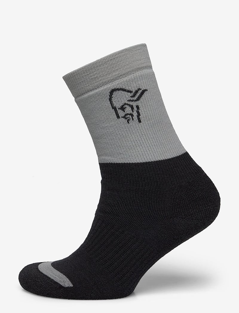 Norrøna - trollveggen heavy merinoUll Socks - träningsstrumpor - caviar black - 0