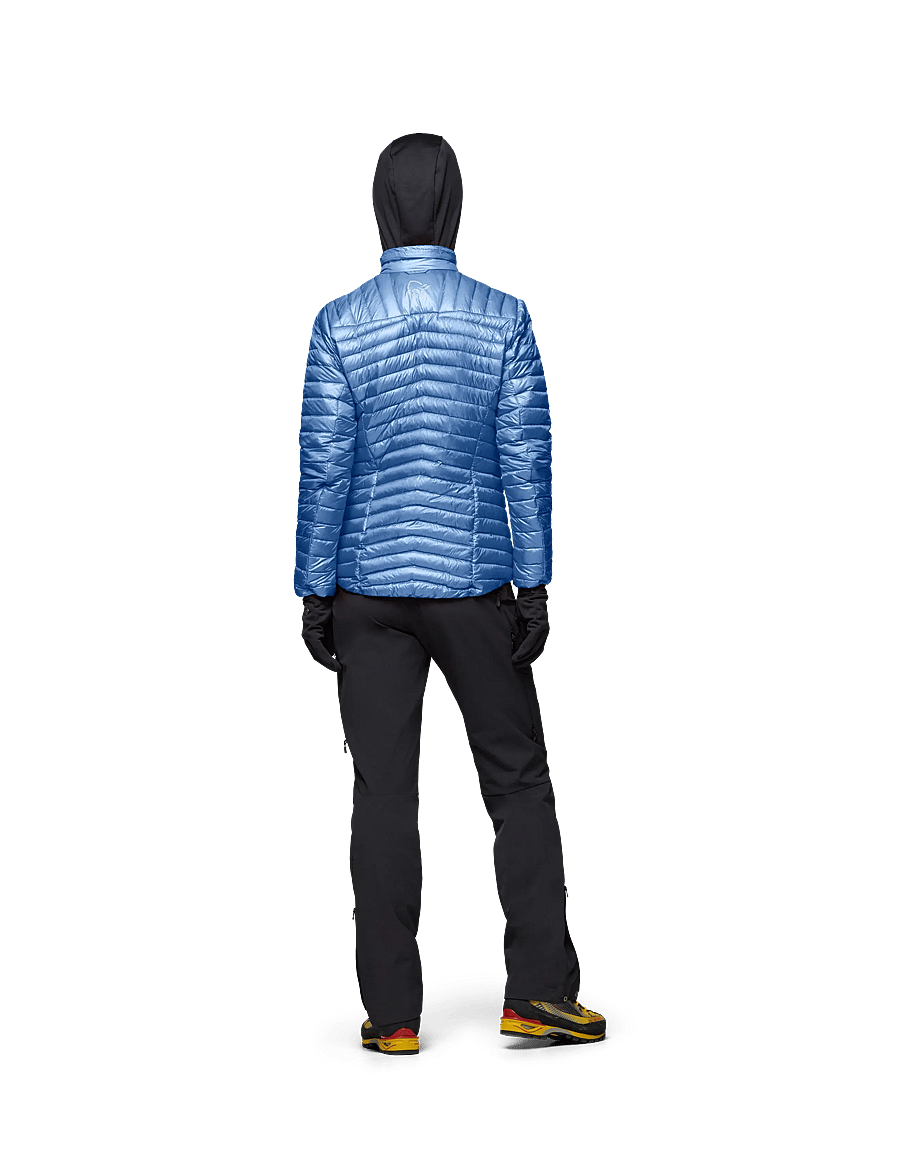 Norrøna - trollveggen down800 super light Jacket W's - talvejoped - infinity - 5