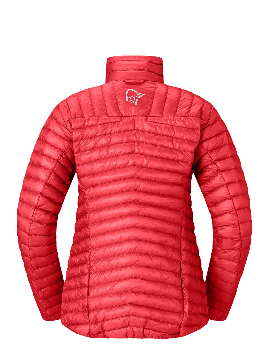 Norrøna - trollveggen down800 super light Jacket W's - vinterjakker - watermelon - 2