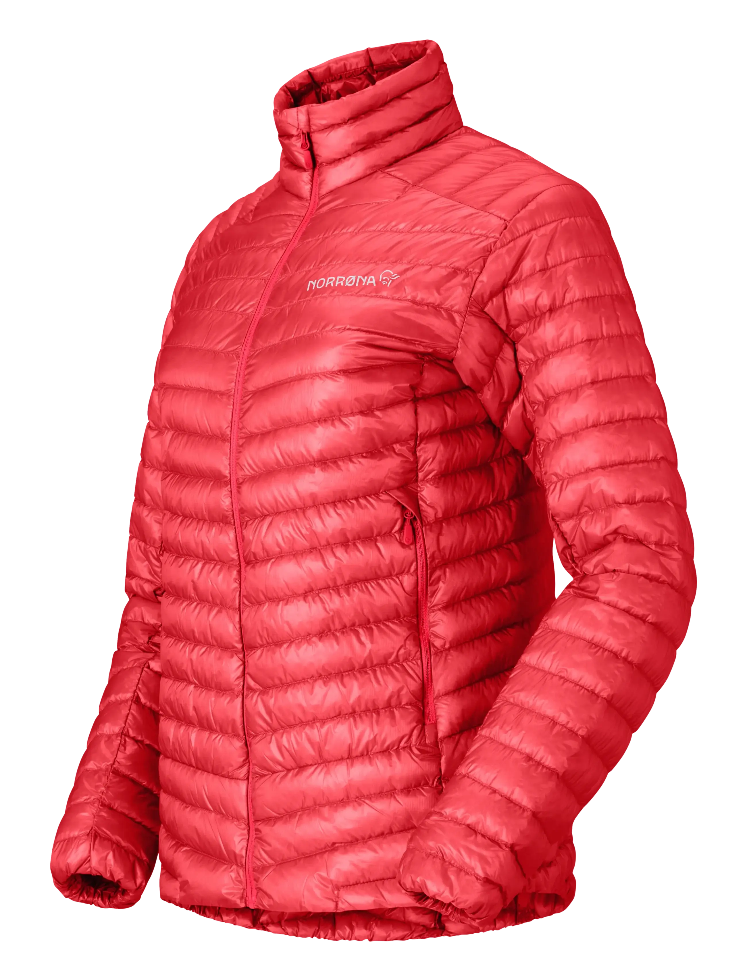 Norrøna - trollveggen down800 super light Jacket W's - vinterjakker - watermelon - 3