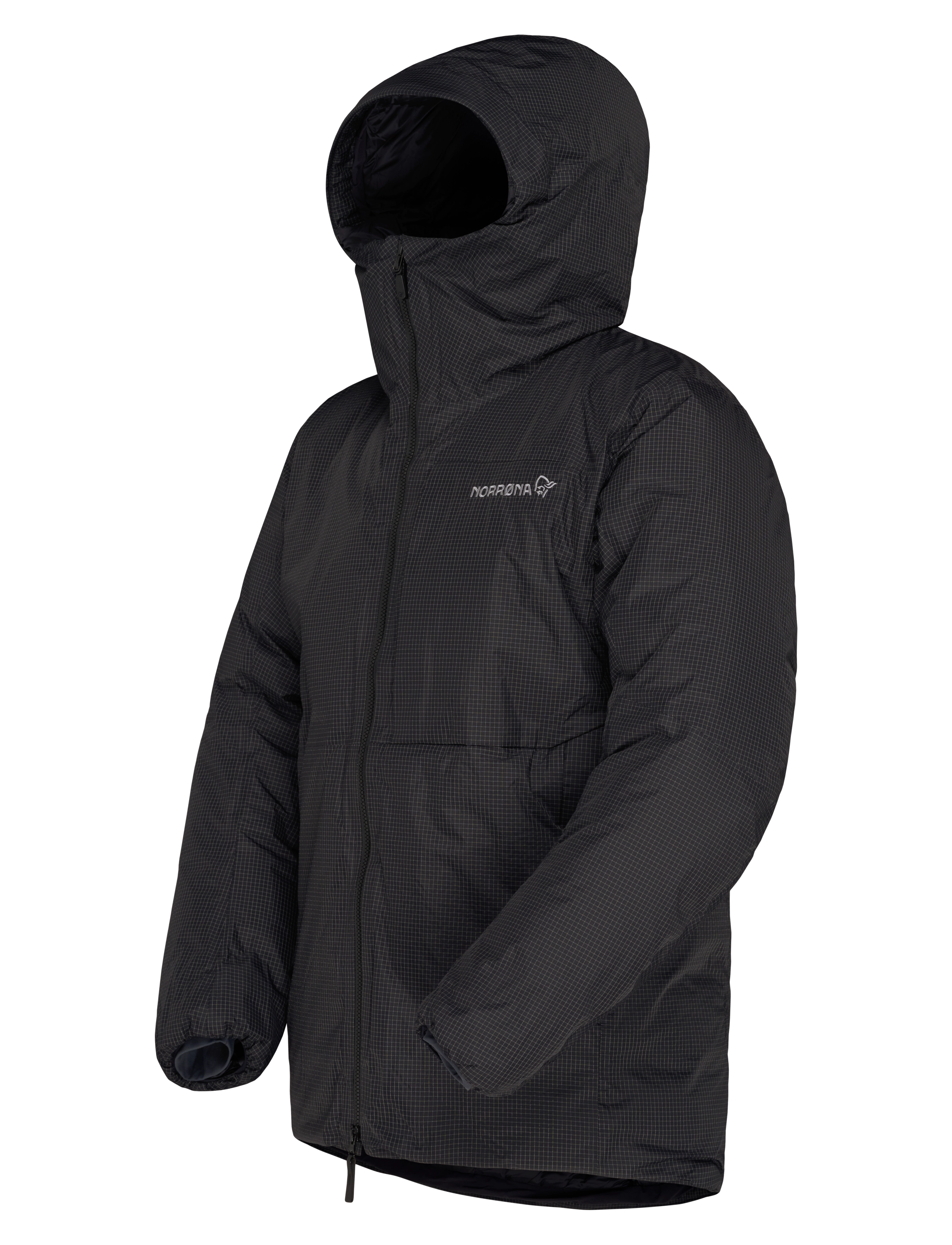 Norrøna - trollveggen dri2 down800 Zip Hood M's - outdoor jacken - caviar black - 2