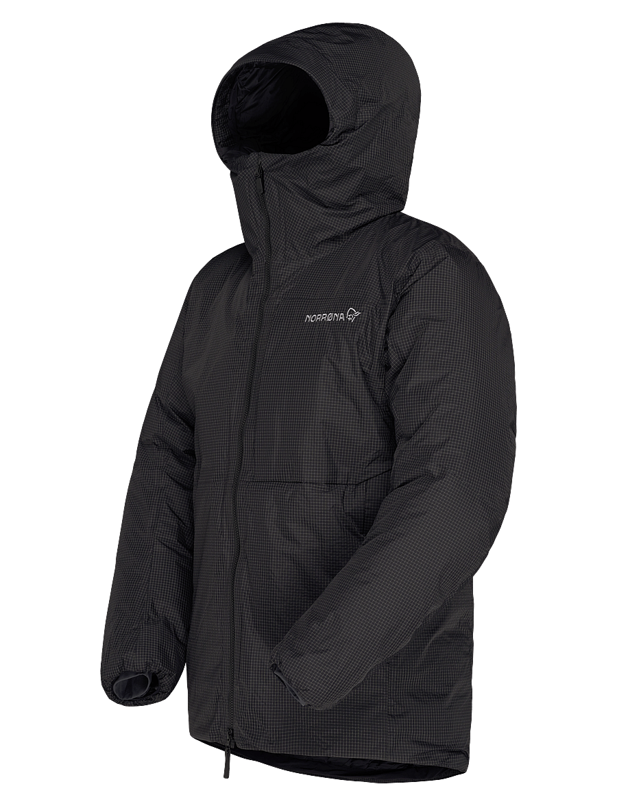 Norrøna - trollveggen dri2 down800 Zip Hood M's - outdoor jacken - caviar black - 2