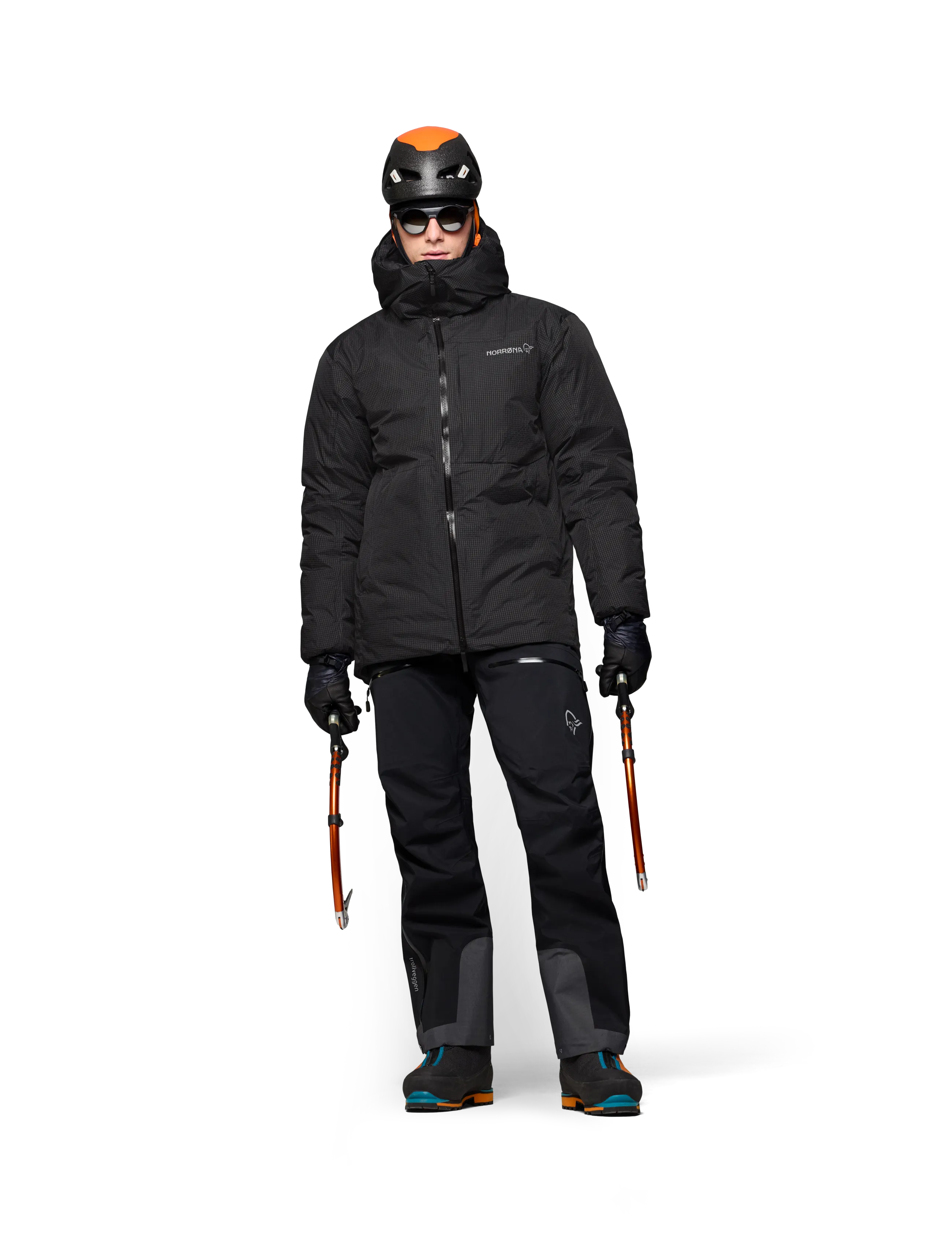 Norrøna - trollveggen dri2 down800 Zip Hood M's - outdoor jacken - caviar black - 4
