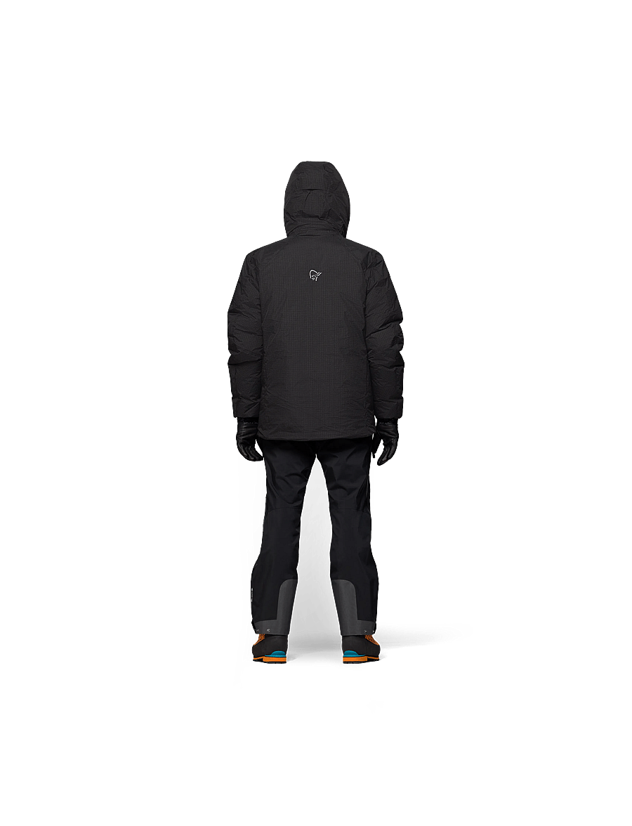 Norrøna - trollveggen dri2 down800 Zip Hood M's - outdoor jacken - caviar black - 5