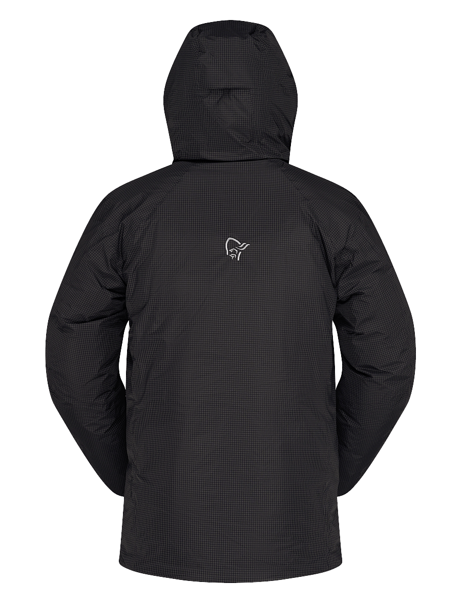 Norrøna - trollveggen dri2 down800 Zip Hood M's - outdoor jacken - caviar black - 3