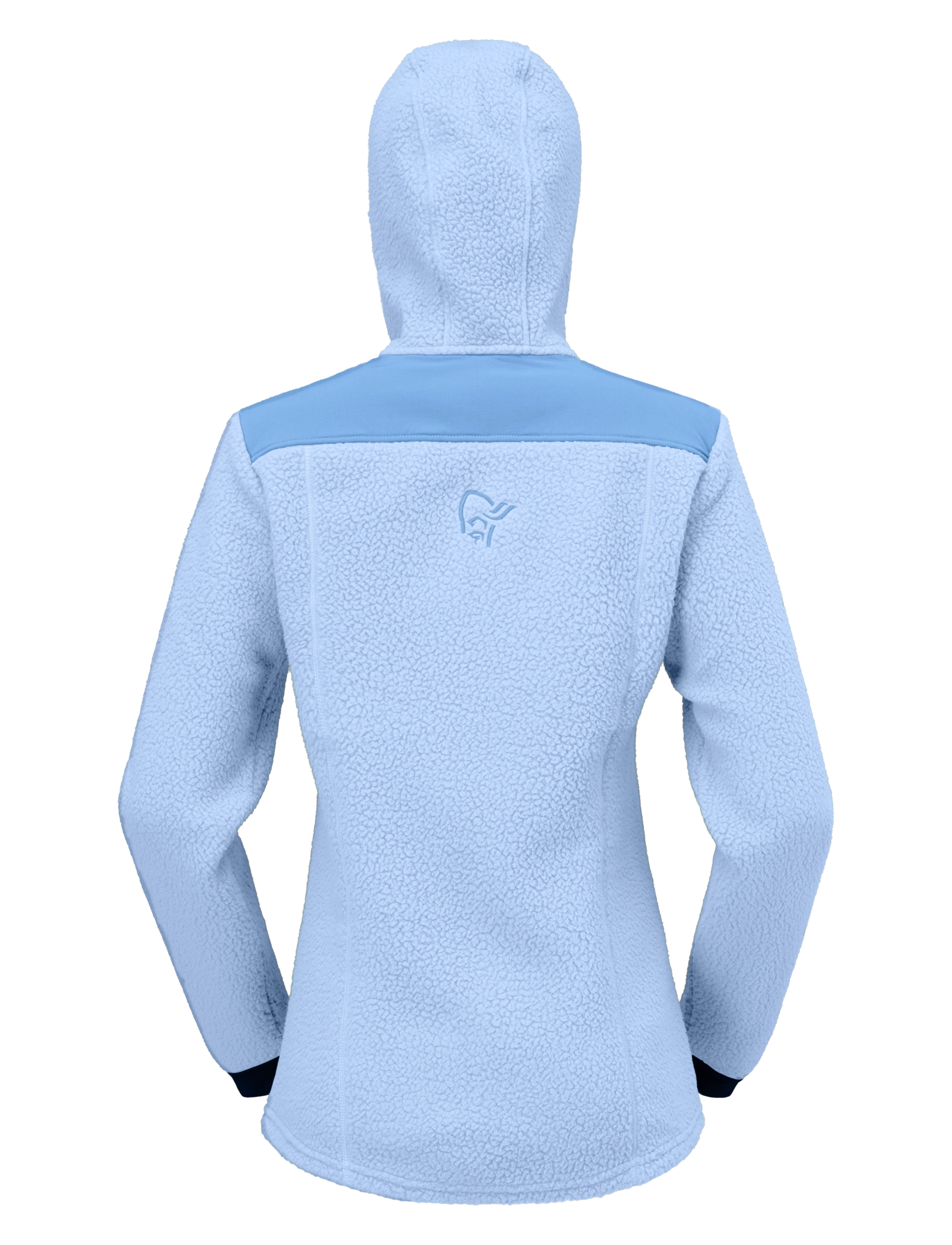 Norrøna - trollveggen warm3 Zip Hood W's - overdele - cashmere blue/allure - 3