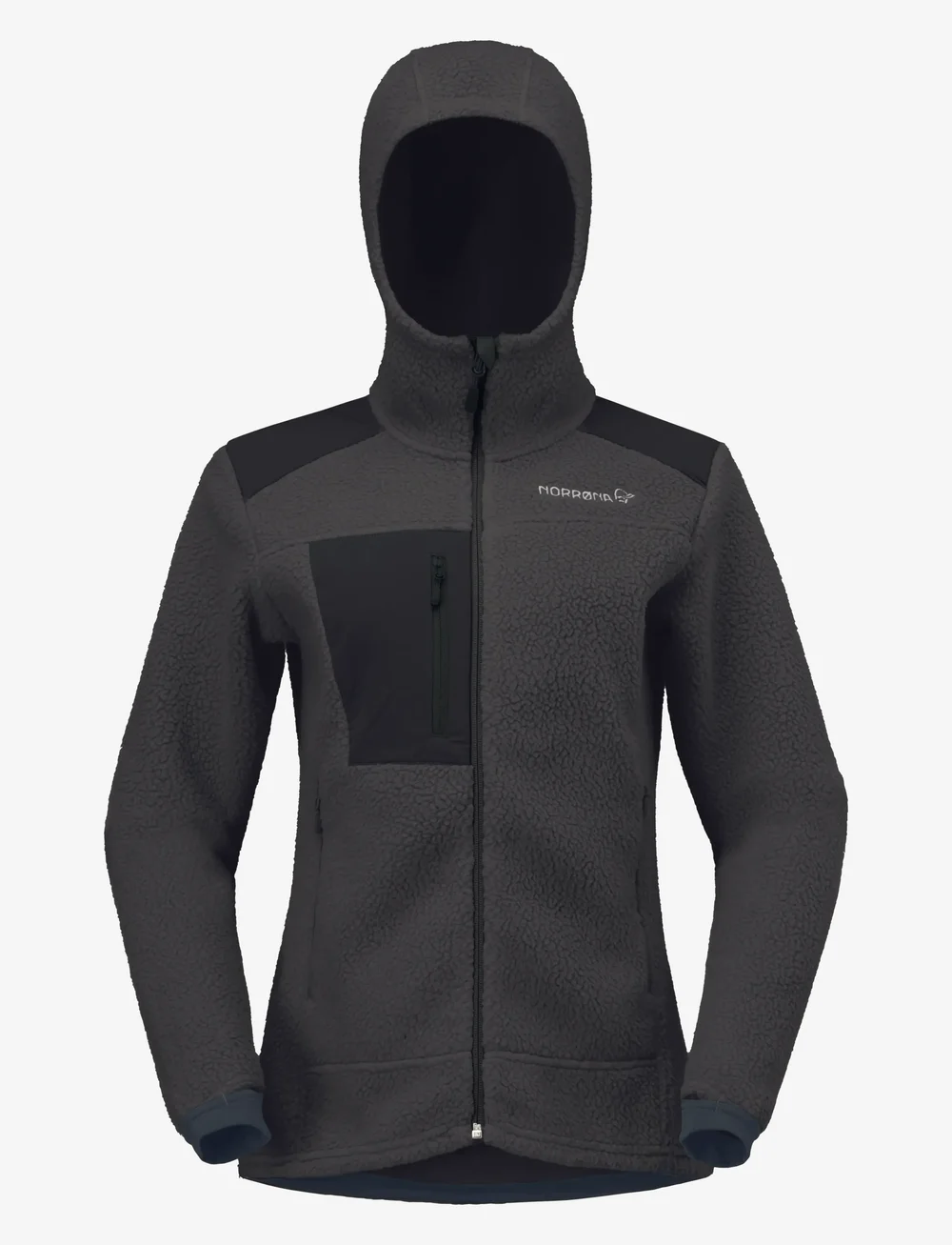 Norrøna - trollveggen warm3 Zip Hood W's - kampsunid ja vahekihid - phantom - 1