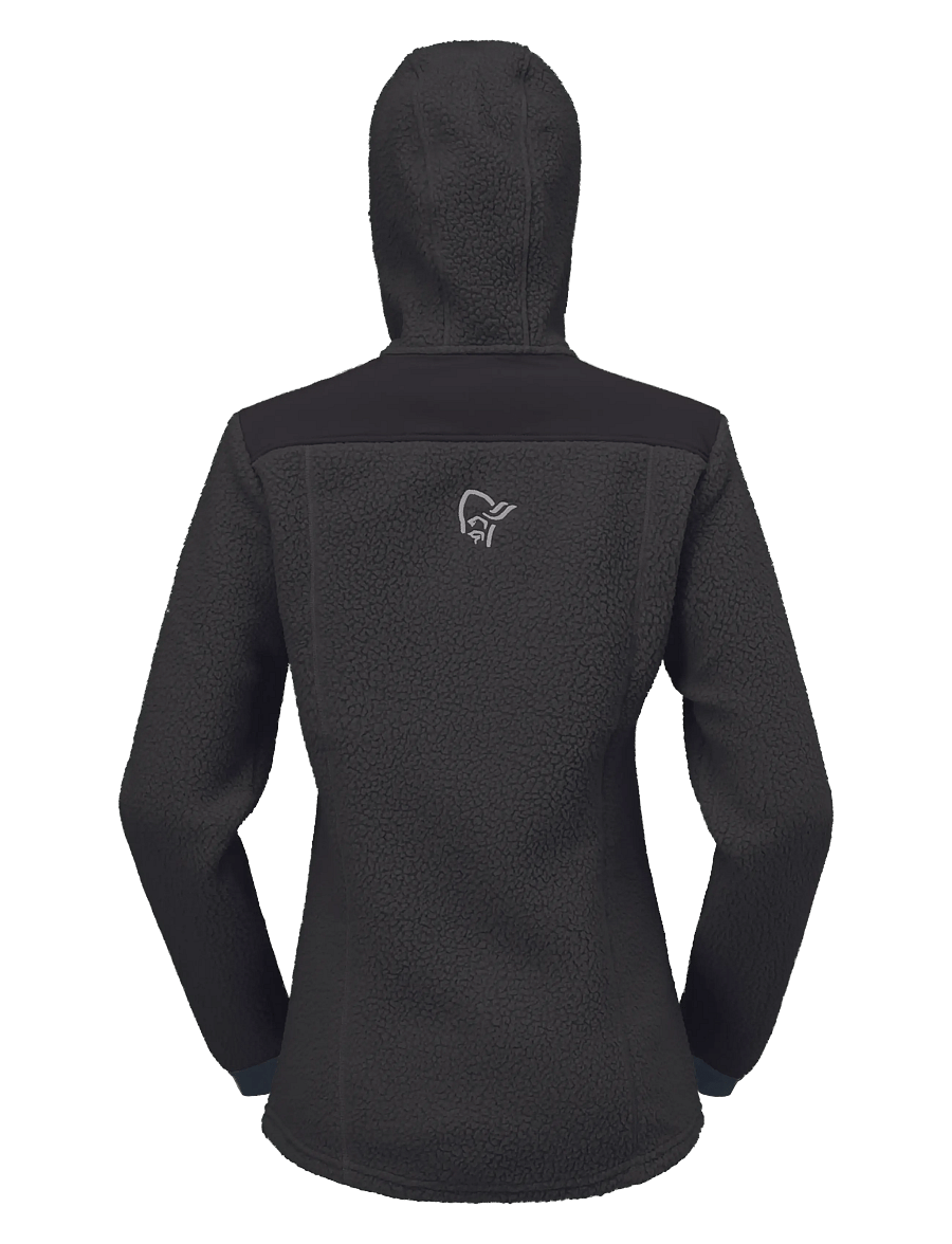 Norrøna - trollveggen warm3 Zip Hood W's - tops - phantom - 2