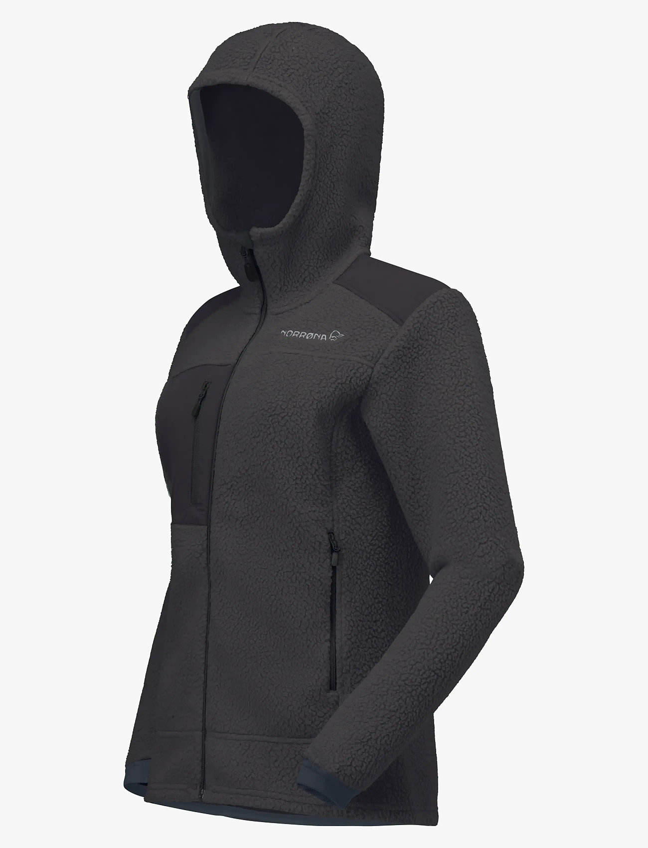 Norrøna - trollveggen warm3 Zip Hood W's - tops - phantom - 3