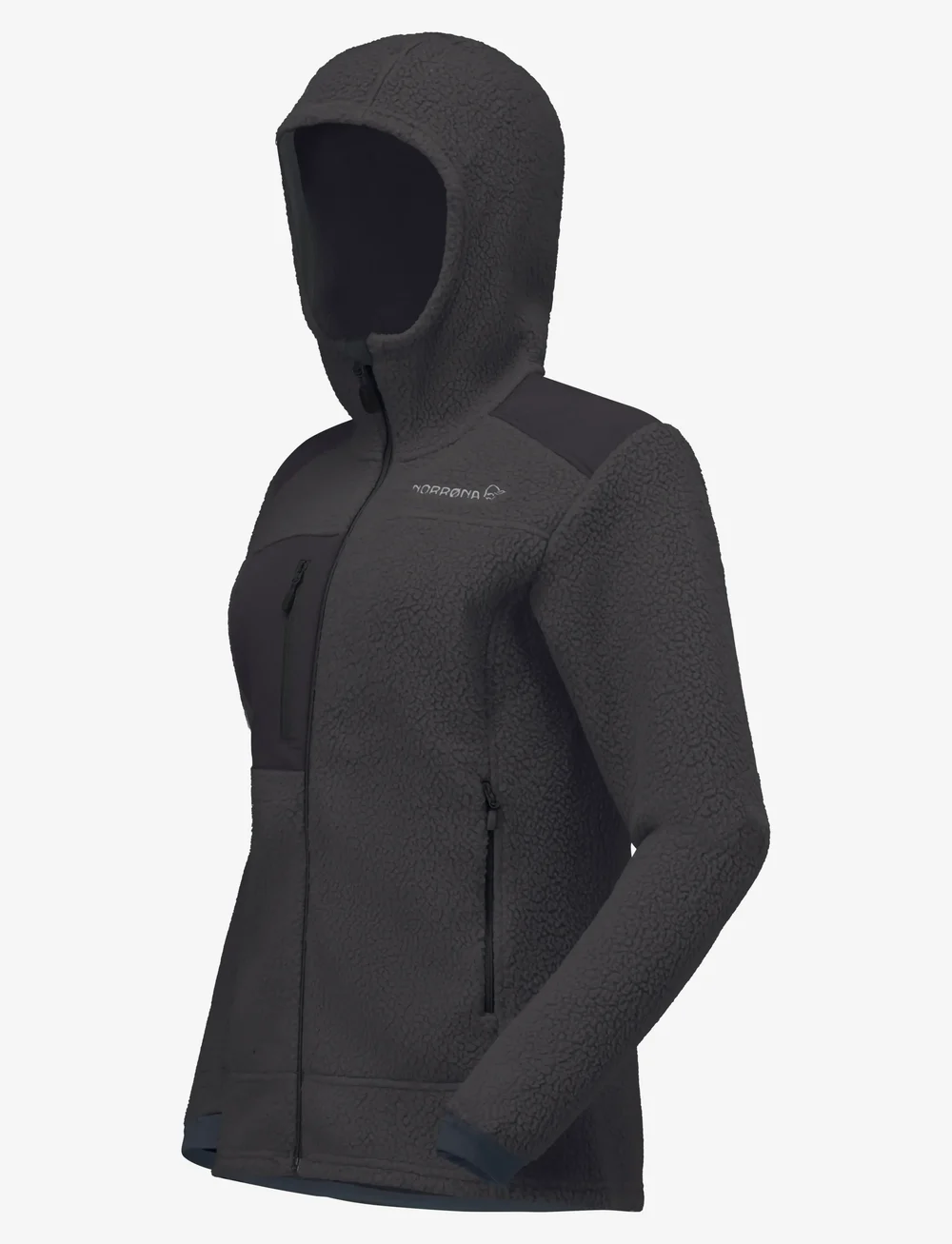 Norrøna - trollveggen warm3 Zip Hood W's - kampsunid ja vahekihid - phantom - 3