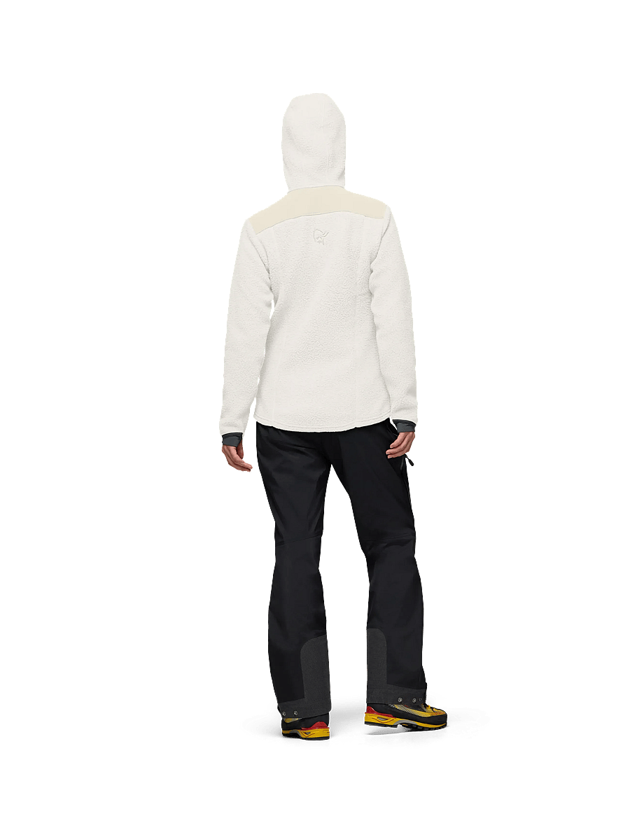 Norrøna - trollveggen warm3 Zip Hood W's - overdele - whisper white - 5