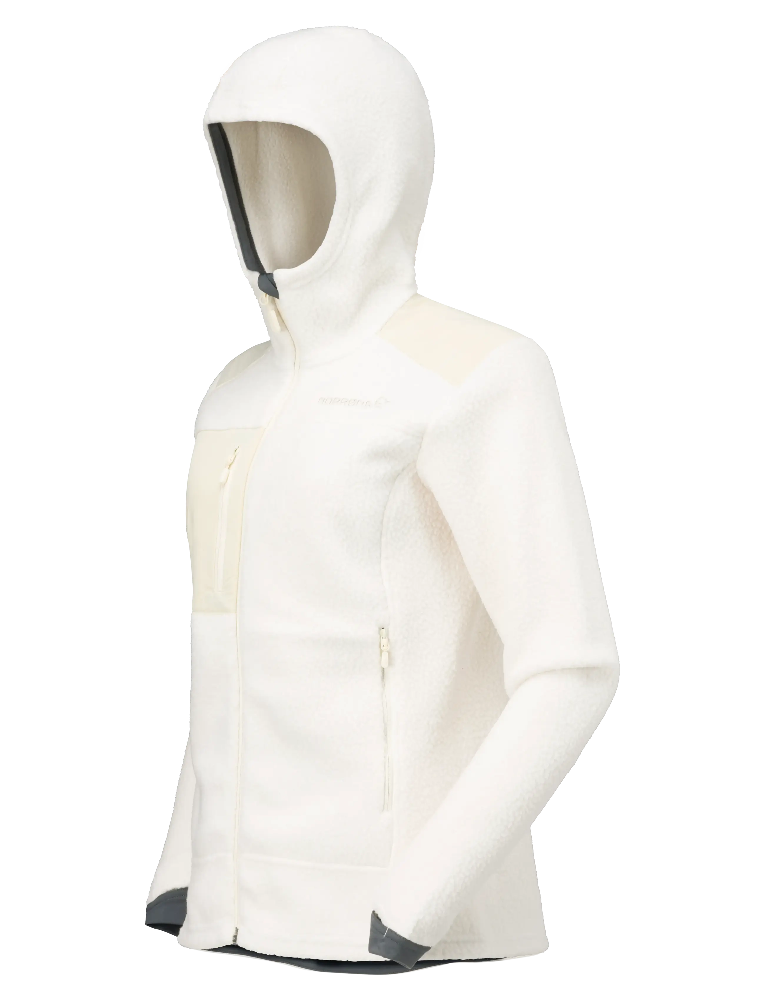 Norrøna - trollveggen warm3 Zip Hood W's - overdele - whisper white - 3