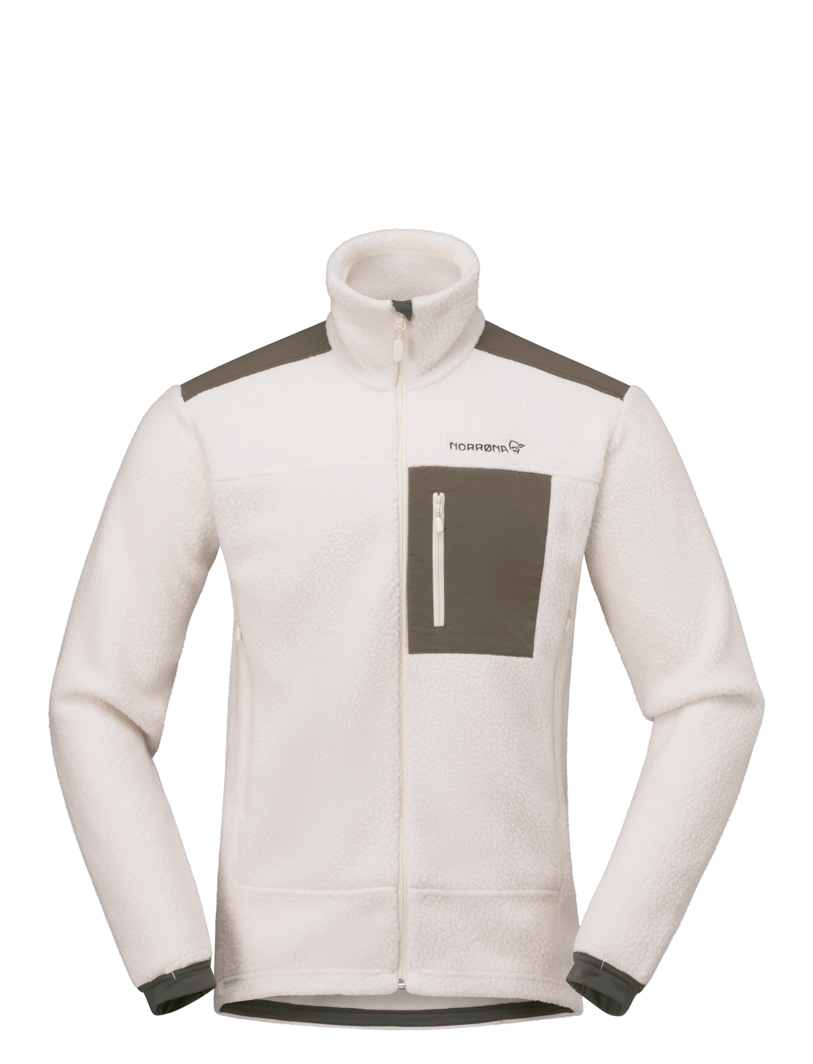 Norrøna trollveggen warm3 Jacket M's - Tops - WHISPER WHITE / cream