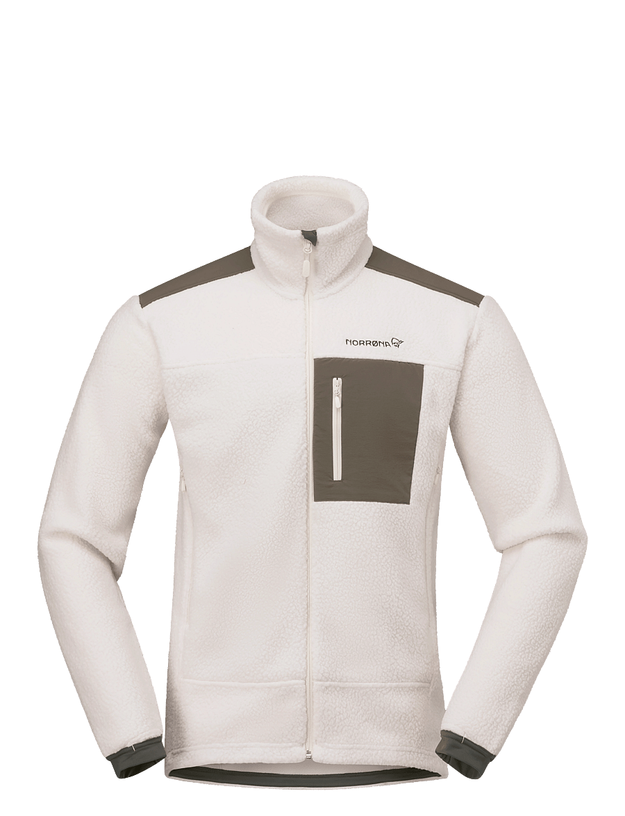 Norrøna - trollveggen warm3 Jacket M's - whisper white - 1