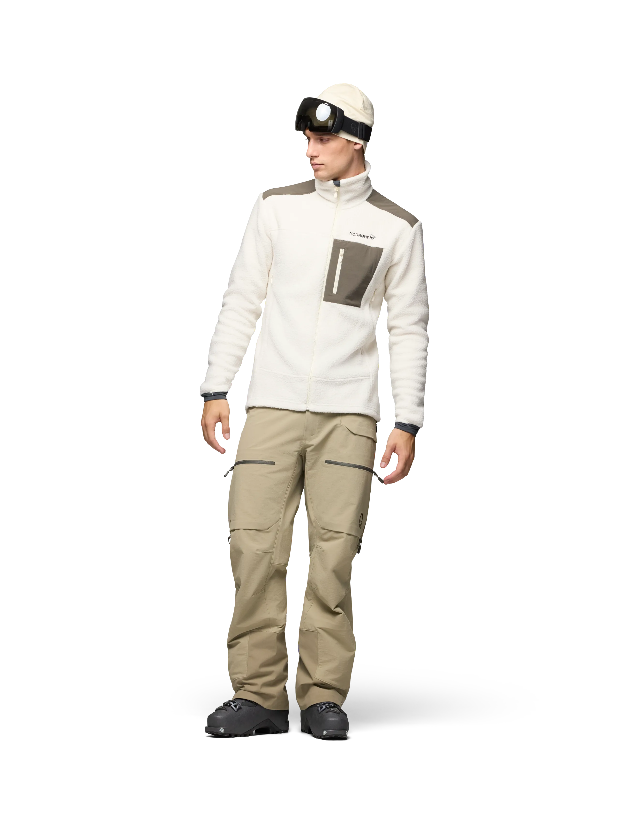 Norrøna - trollveggen warm3 Jacket M's - whisper white - 5
