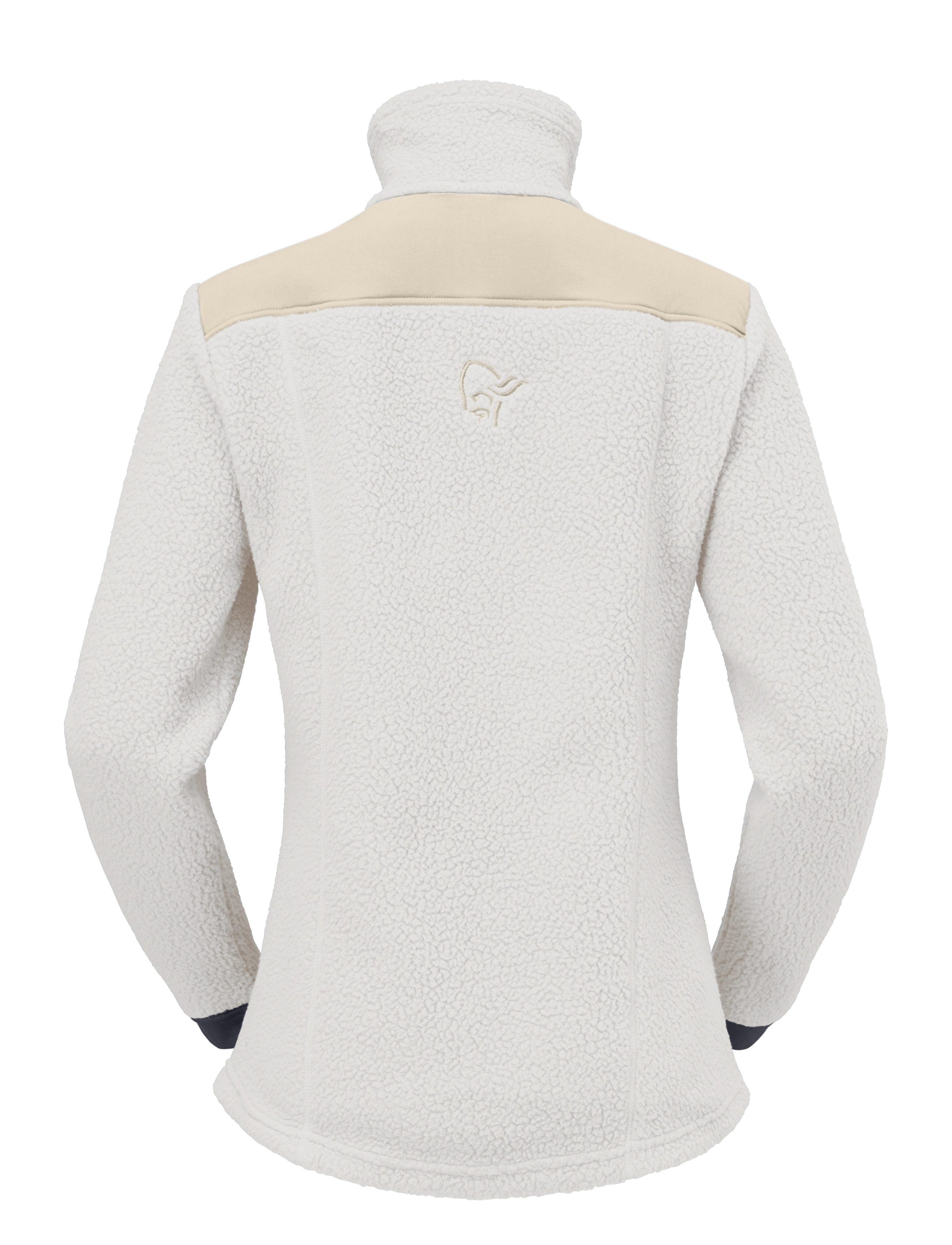 Norrøna - trollveggen warm3 Jacket W's - friluftsjakker - whisper white/oatmeal - 1