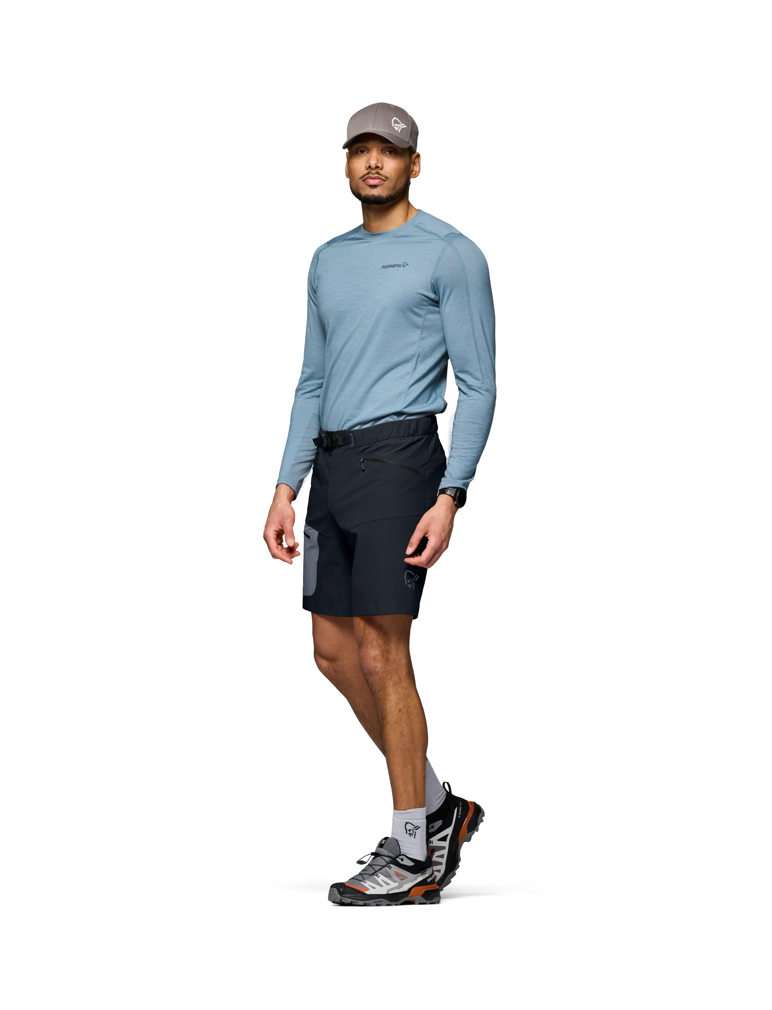 Norrøna - falketind flex1 light Shorts M's - turshorts - indigo night - 4