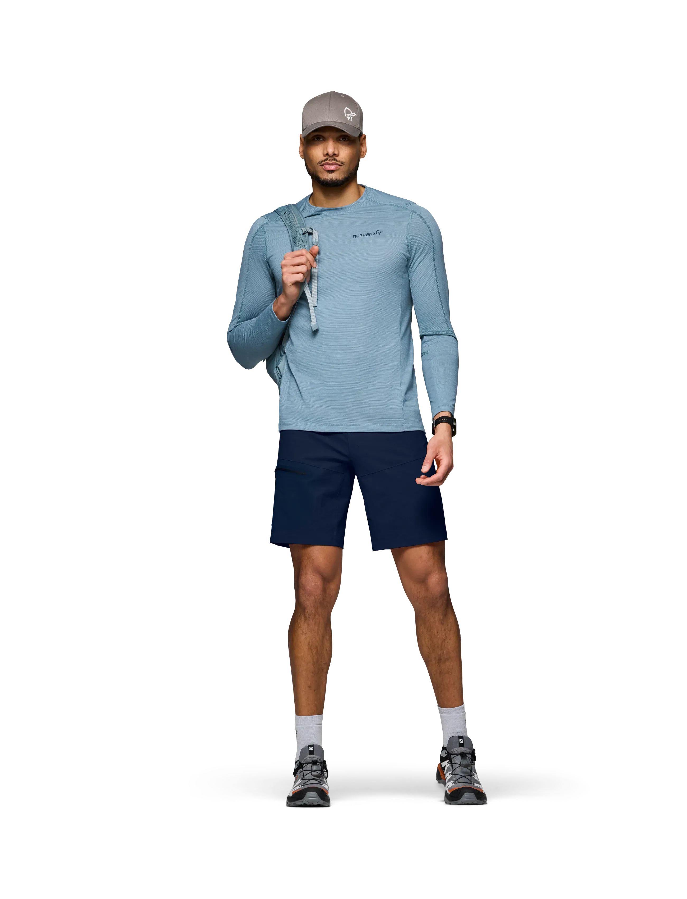 Norrøna - falketind flex1 light Shorts M's - turshorts - indigo night - 5