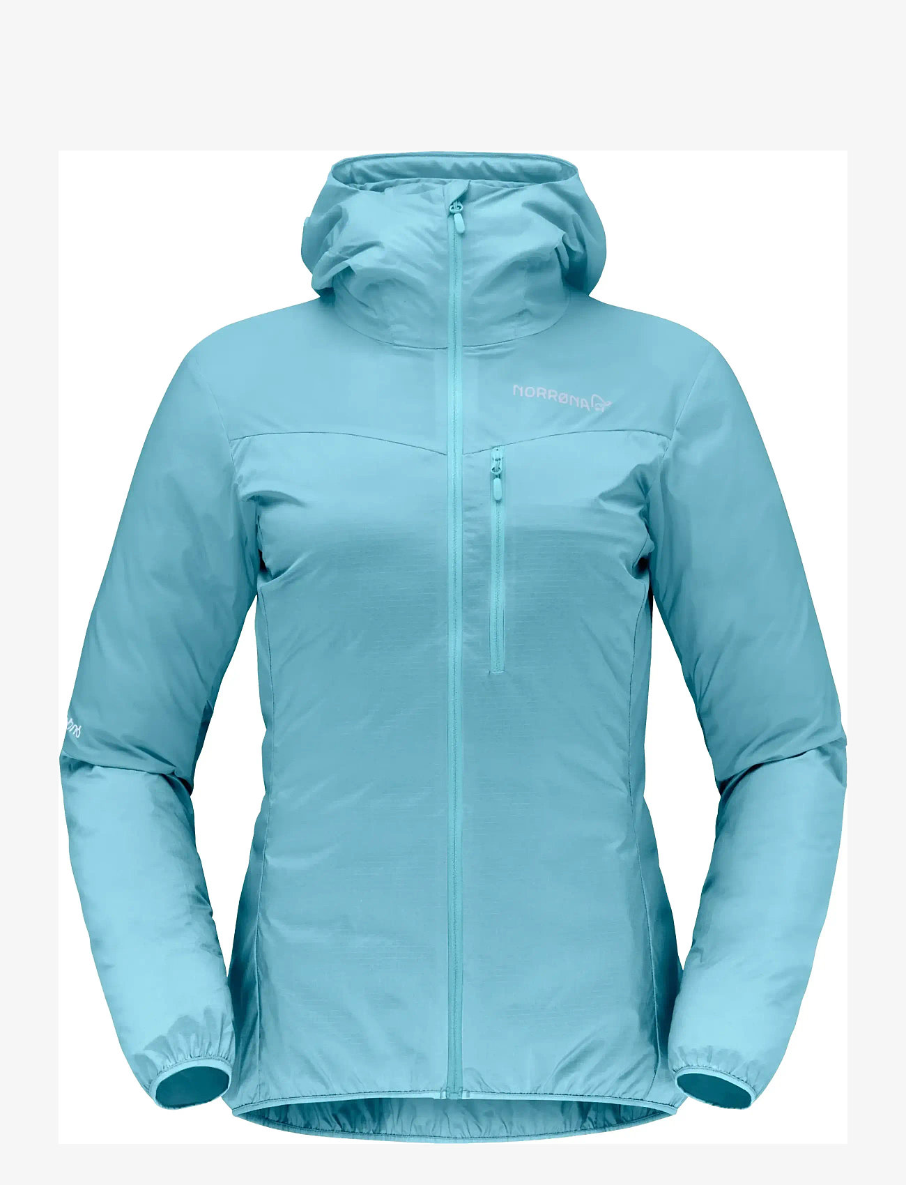 Norrøna - falketind aero60 Zip Hood W's - outdoor jacken - aqua haze - 1