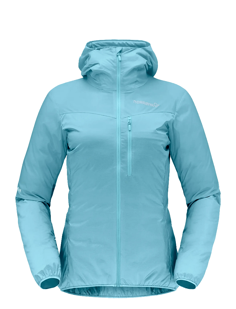 Norrøna - falketind aero60 Zip Hood W's - outdoor jacken - aqua haze - 1