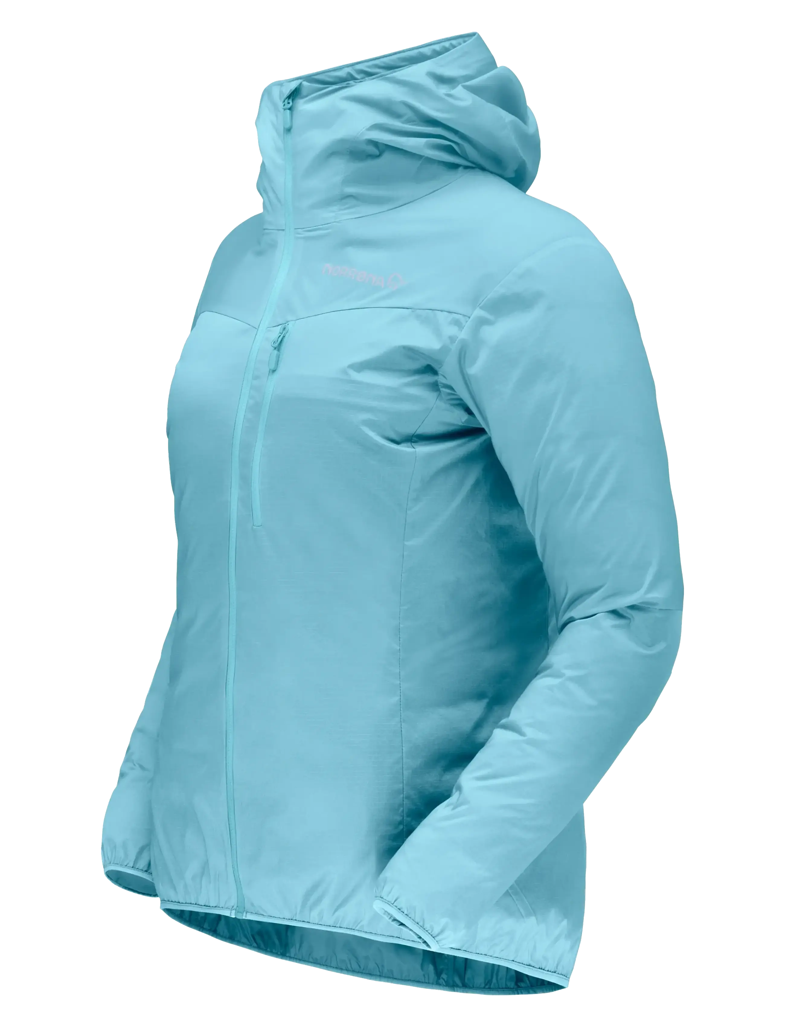 Norrøna - falketind aero60 Zip Hood W's - friluftsjakker - aqua haze - 2