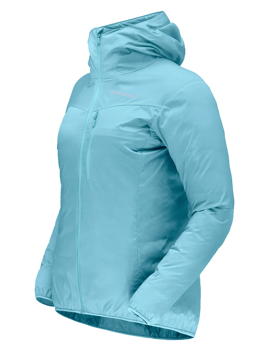Norrøna - falketind aero60 Zip Hood W's - friluftsjakker - aqua haze - 2