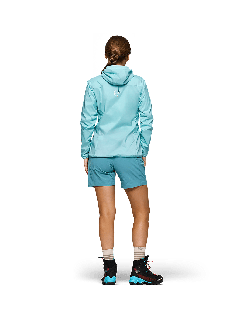 Norrøna - falketind aero60 Zip Hood W's - outdoor jacken - aqua haze - 5