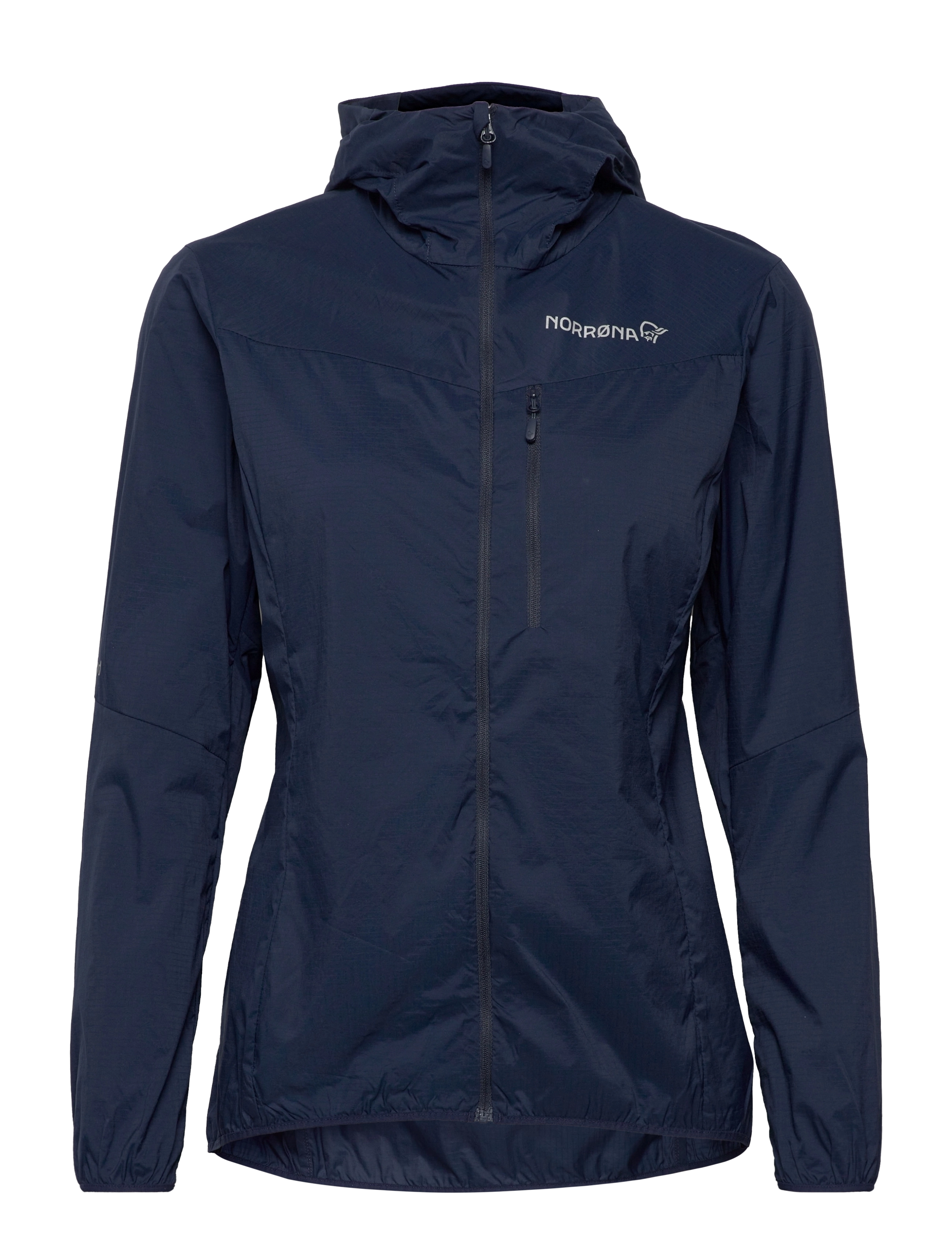 Norrøna Falketind Aero60 Zip Hood W's, L, Blue, Jakker > Windbreakers, Dame