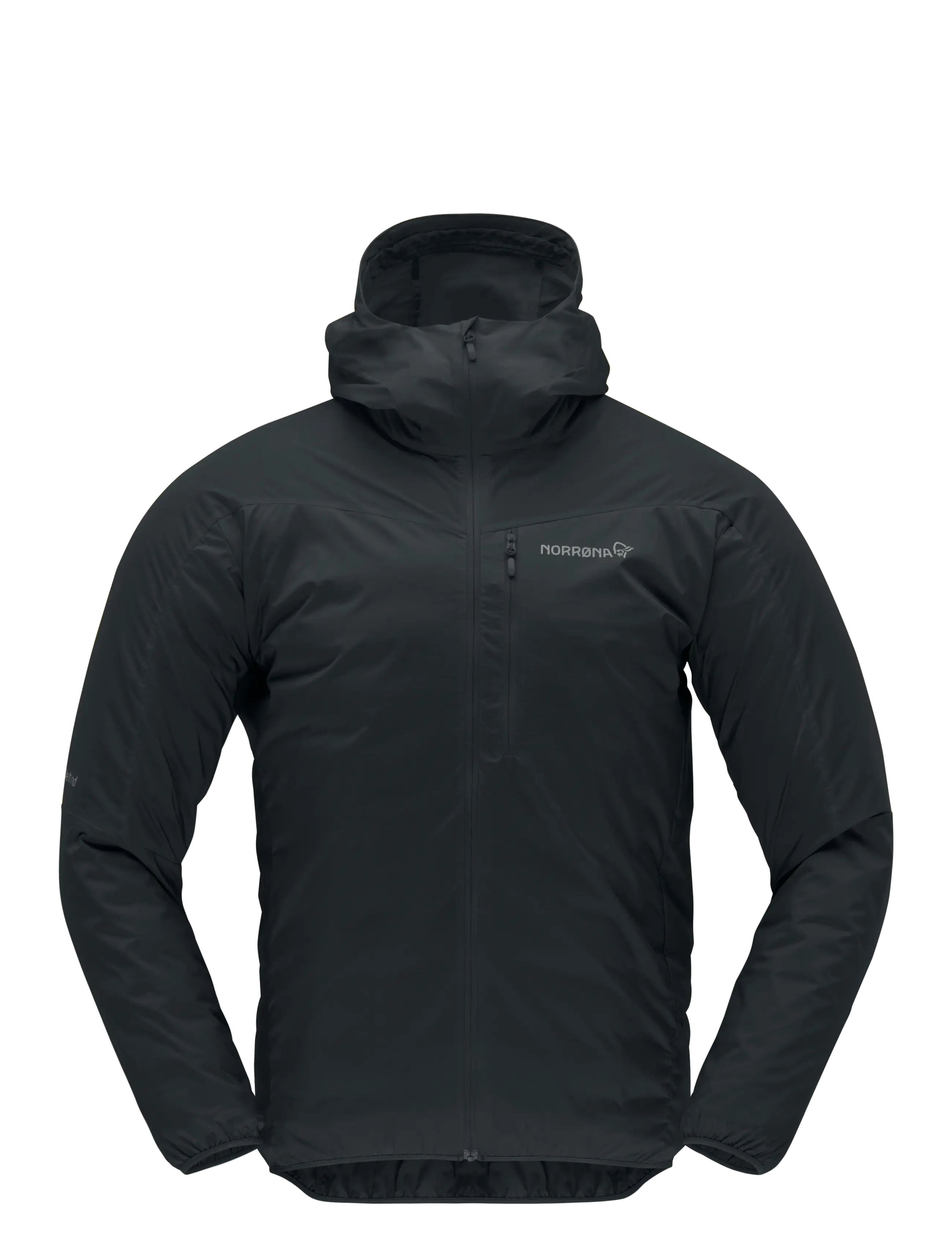 Norrøna falketind aero60 Zip Hood M's - Jakker - CAVIAR BLACK / black