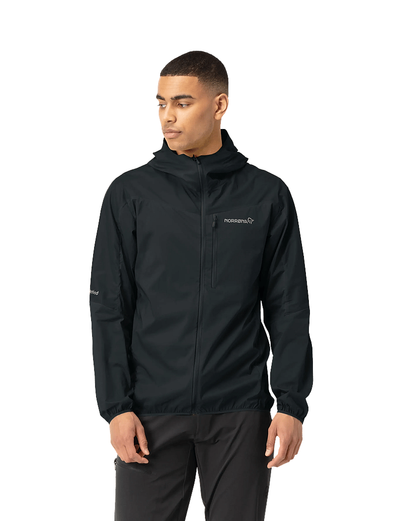 Norrøna - falketind aero60 Zip Hood M's - outdoor jacken - caviar black - 0