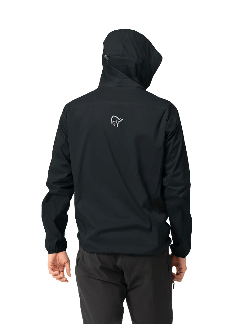 Norrøna - falketind aero60 Zip Hood M's - outdoor jacken - caviar black - 4