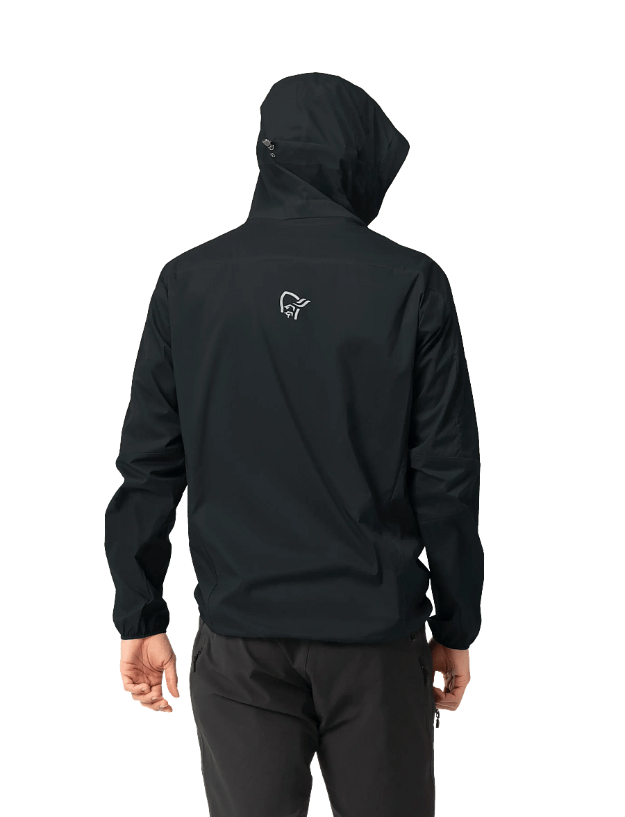 Norrøna - falketind aero60 Zip Hood M's - outdoorjassen - caviar black - 4