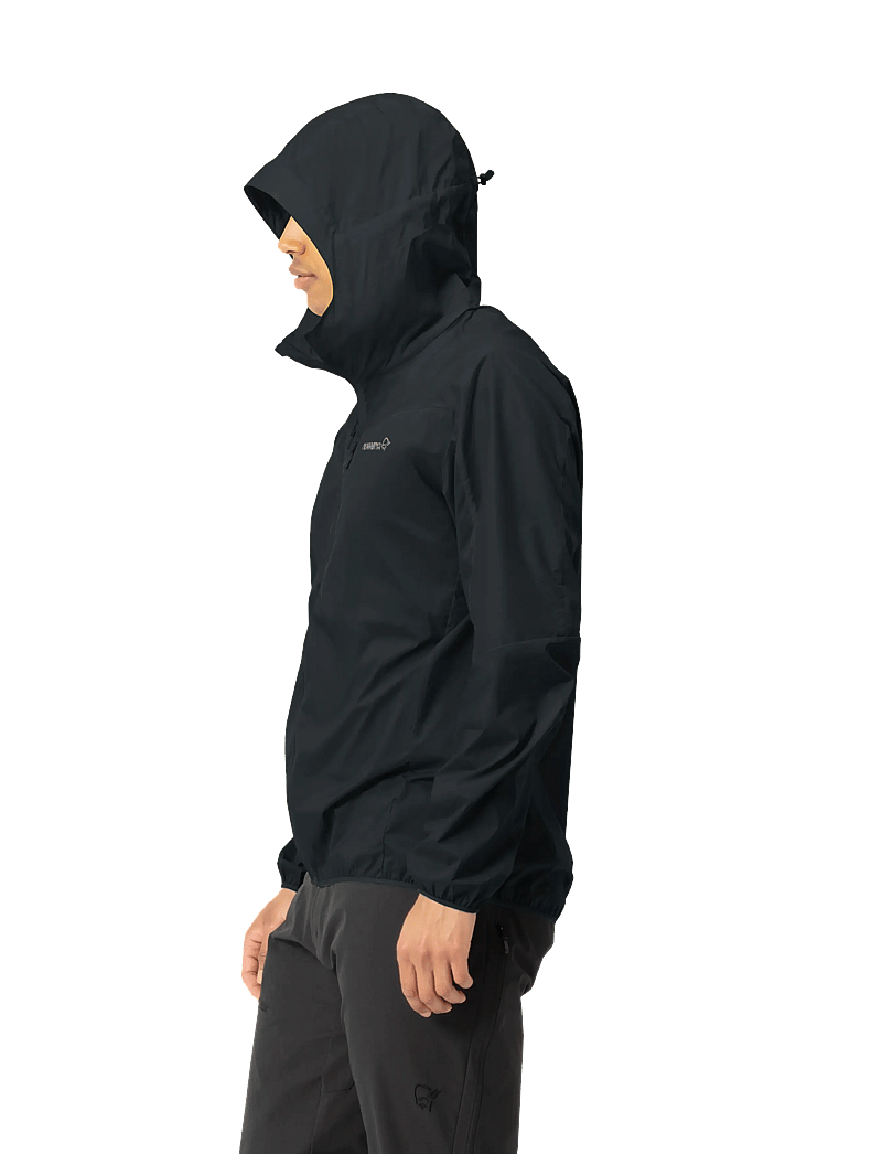 Norrøna - falketind aero60 Zip Hood M's - outdoor jacken - caviar black - 5