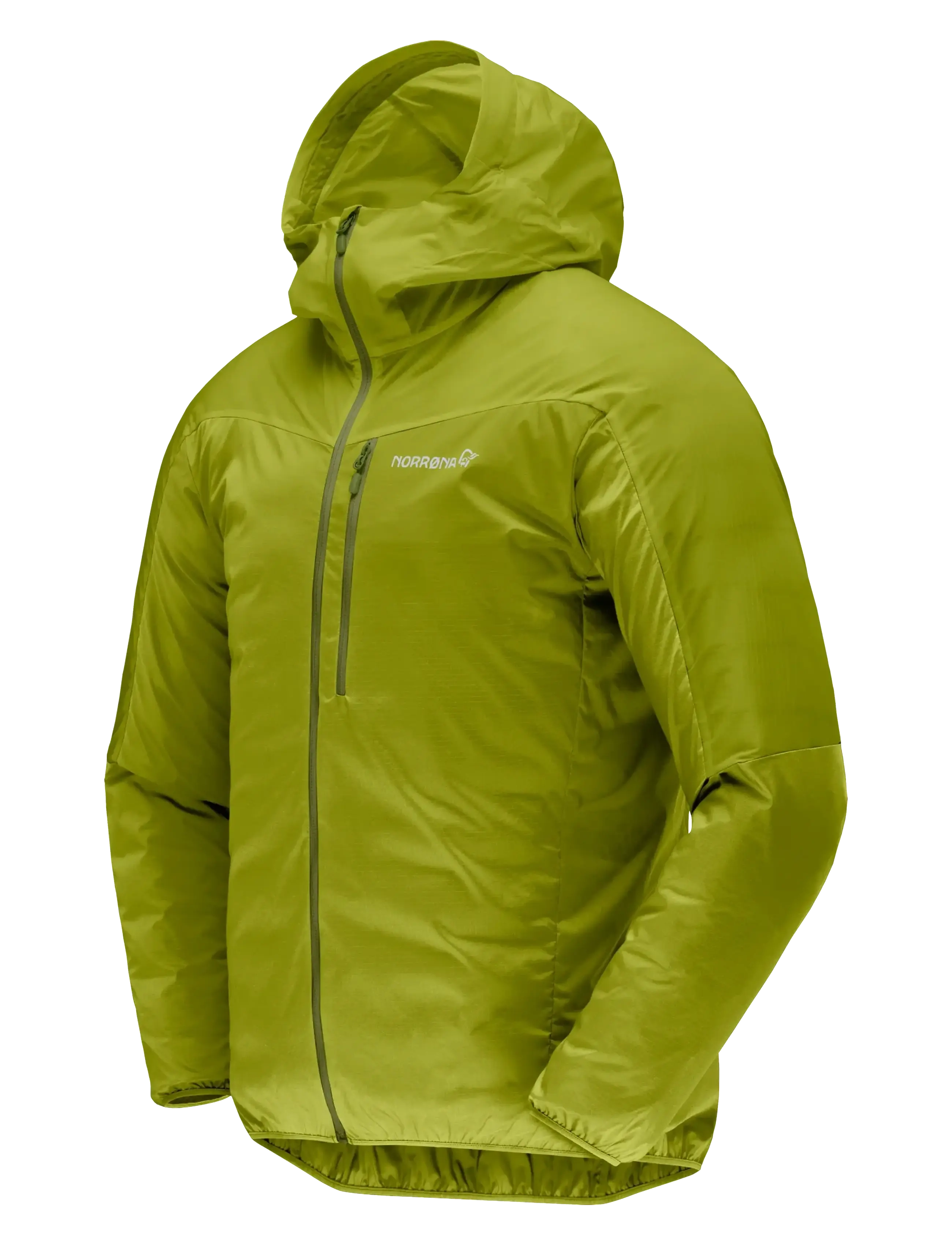 Norrøna - falketind aero60 Zip Hood M's - friluftsjakker - golden lime - 3